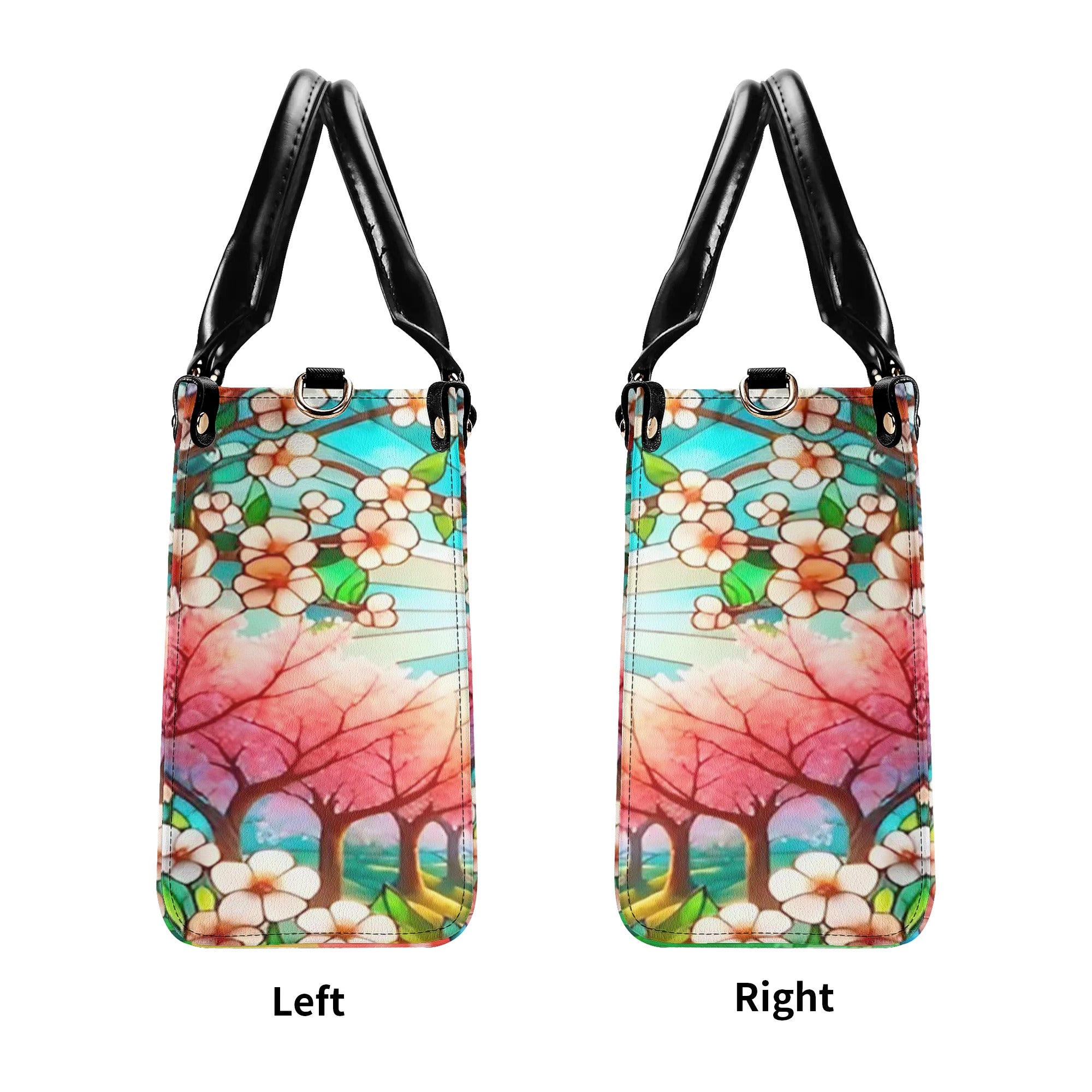 Stained Glass Cross Leather Handbag - Yhlt1706244