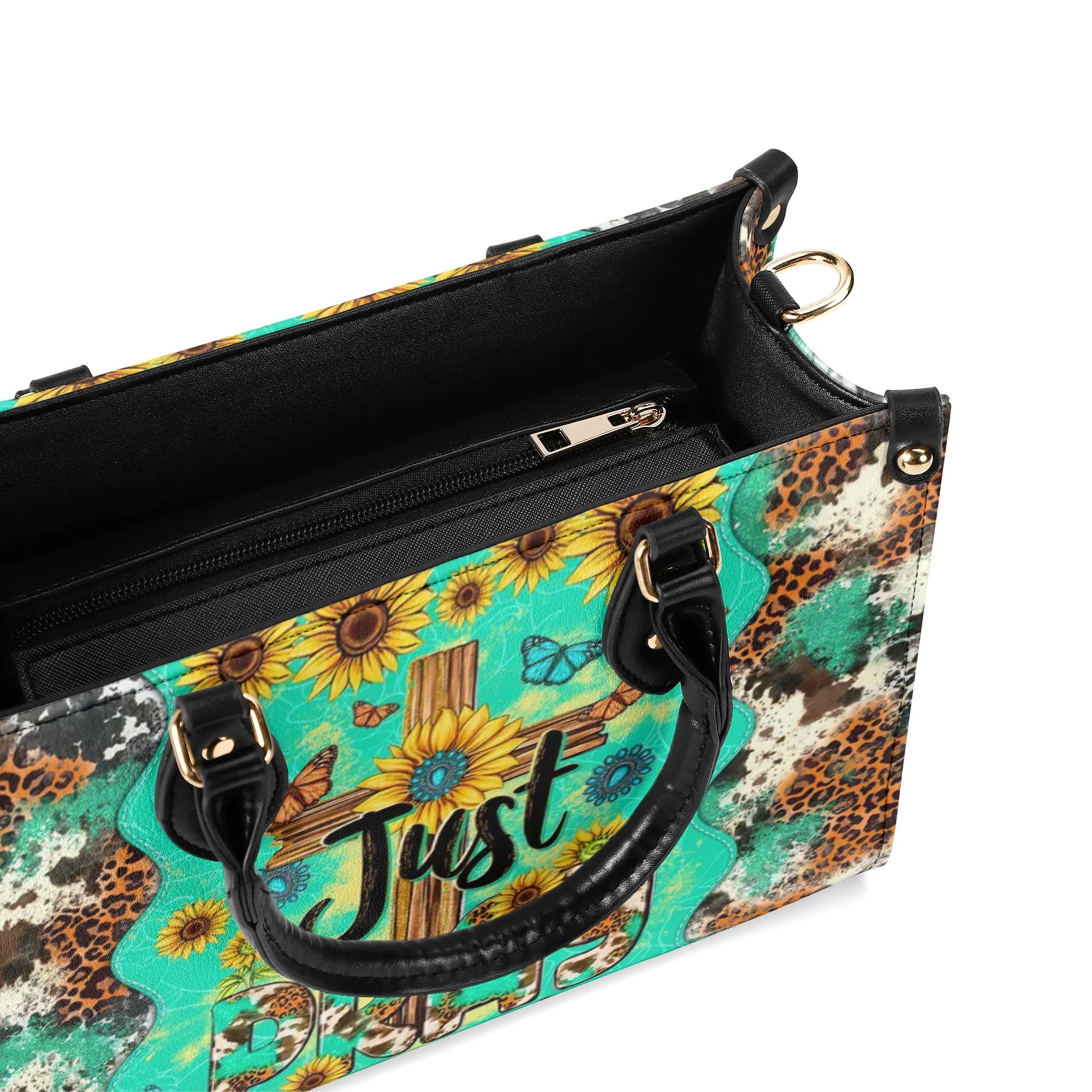 Just Pray Leather Handbag - Tltw2607244