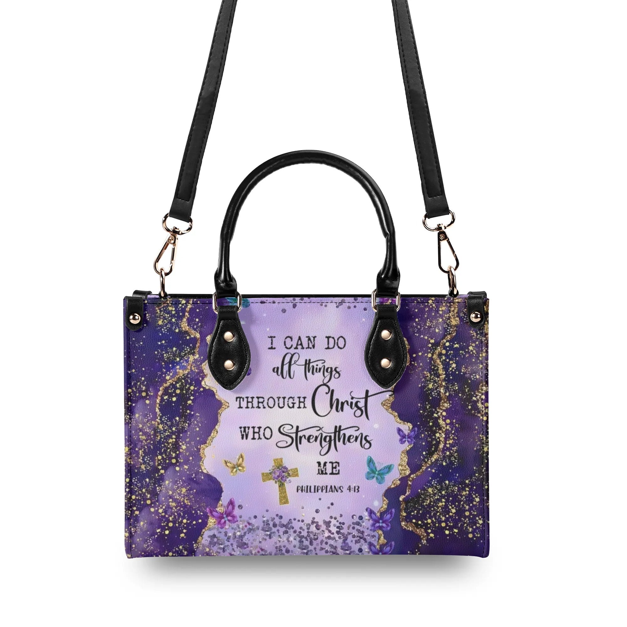 I Can Do All Things Leather Handbag - Tltr1607244
