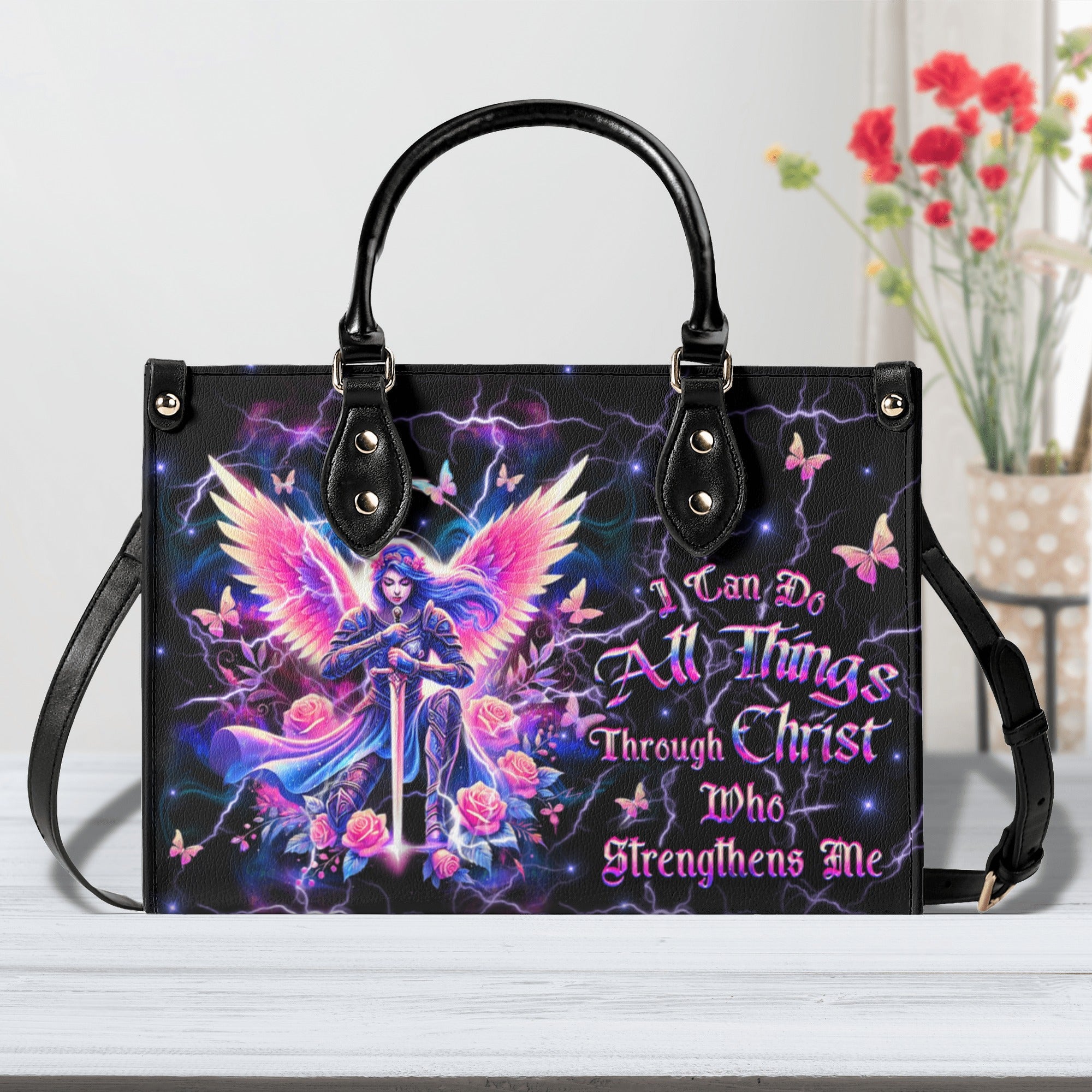I Can Do All Things Leather Handbag - Yhhg1612244