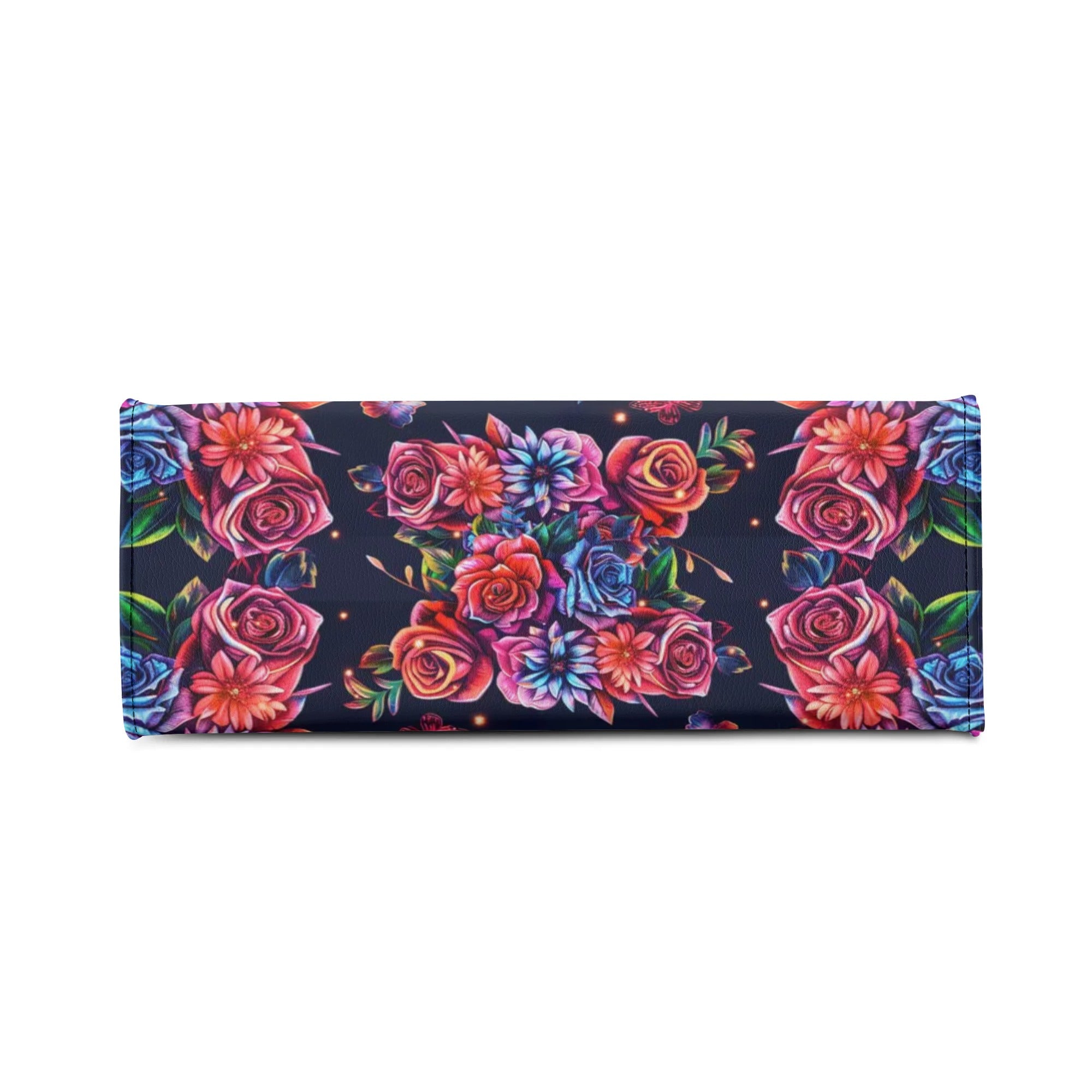 Eagle Cross Floral Leather Handbag - Tltr0207244