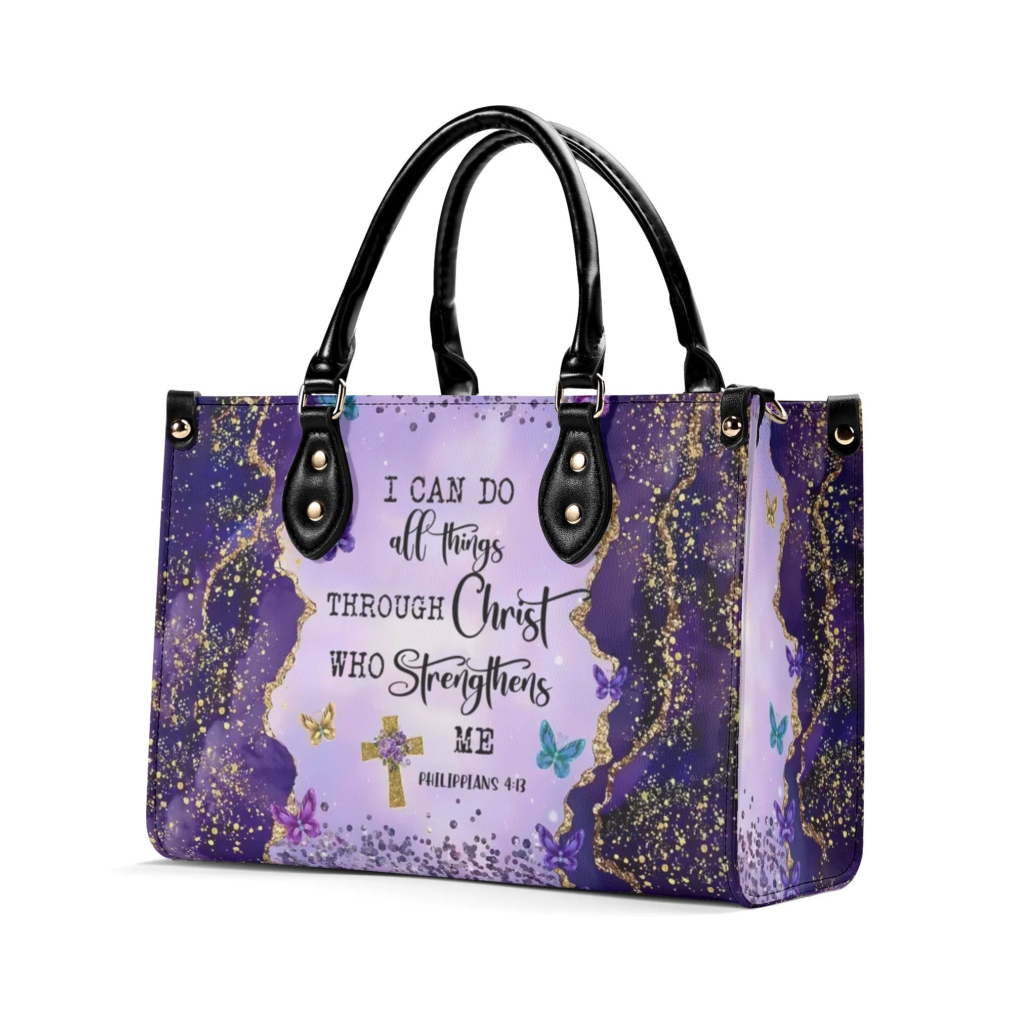 I Can Do All Things Leather Handbag - Tltr1607244
