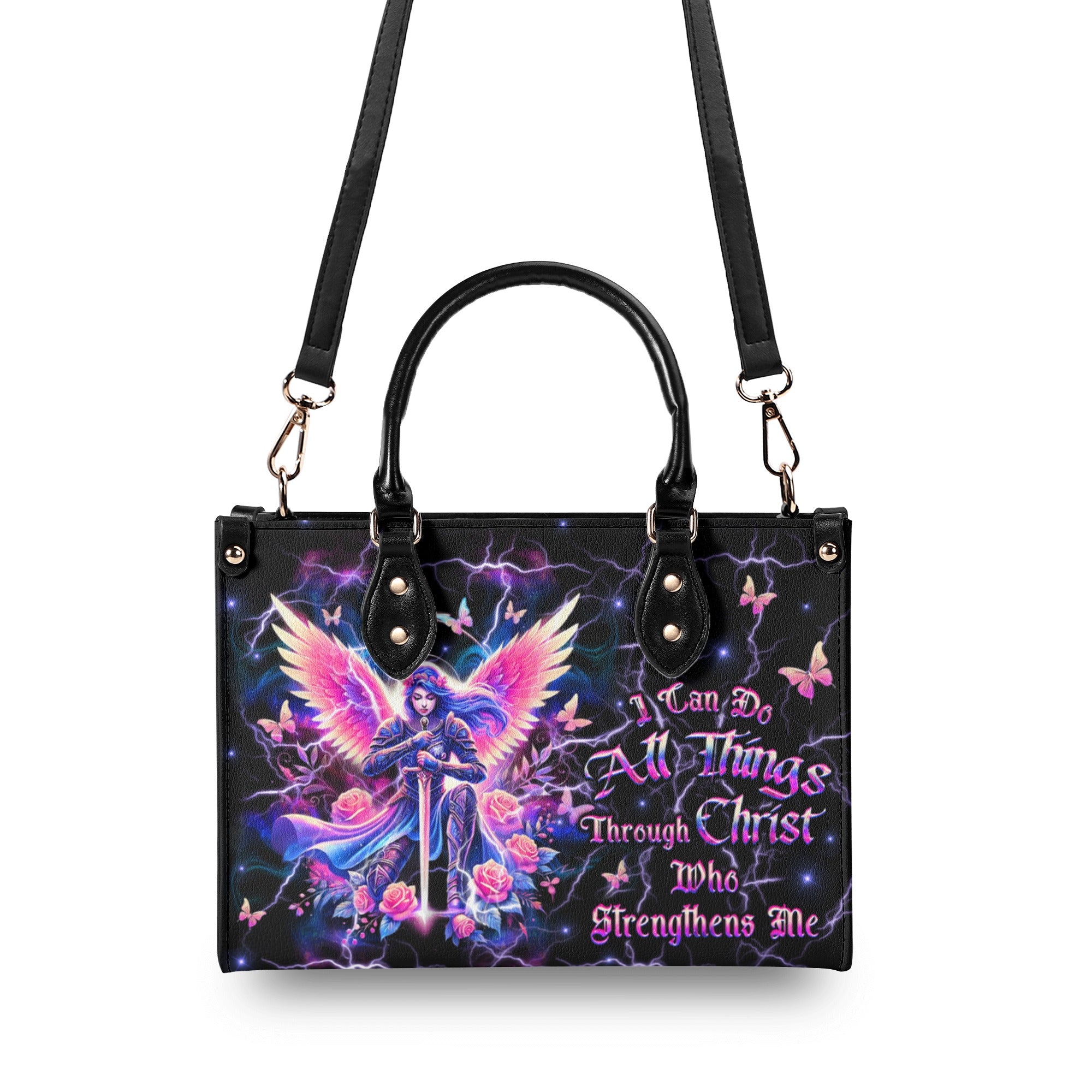 I Can Do All Things Leather Handbag - Yhhg1612244
