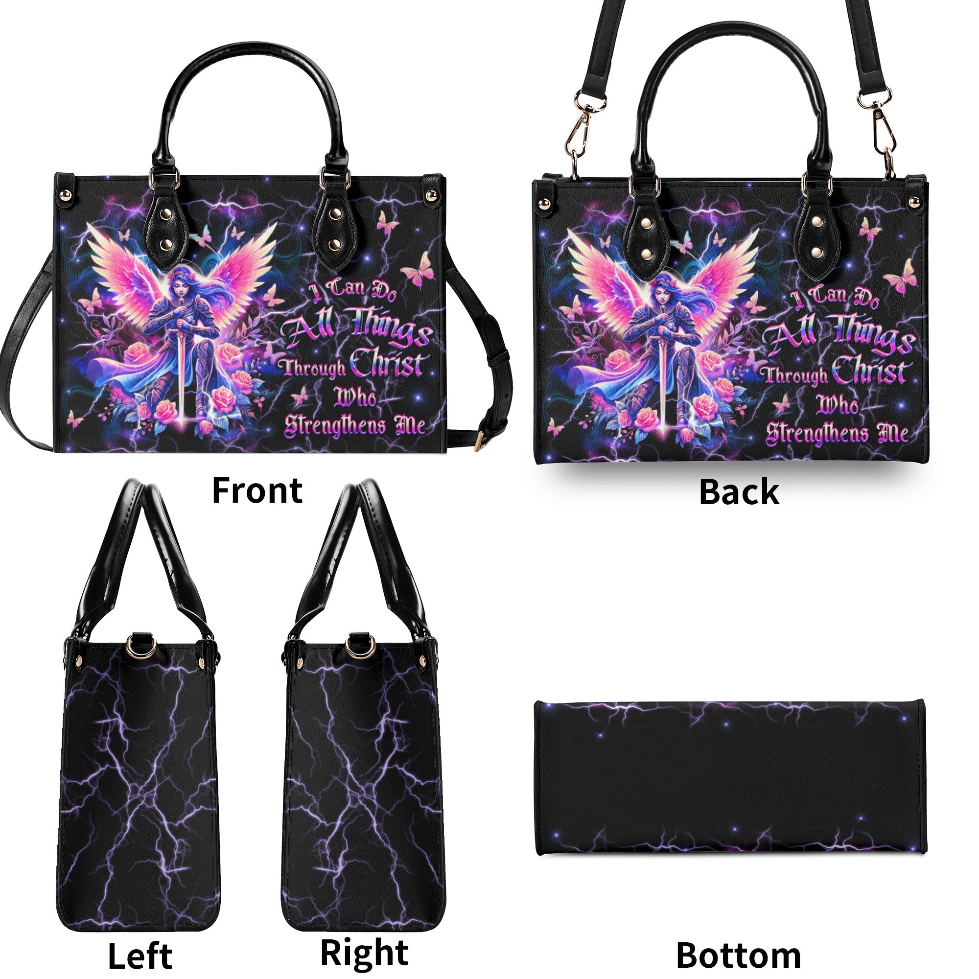 I Can Do All Things Leather Handbag - Yhhg1612244