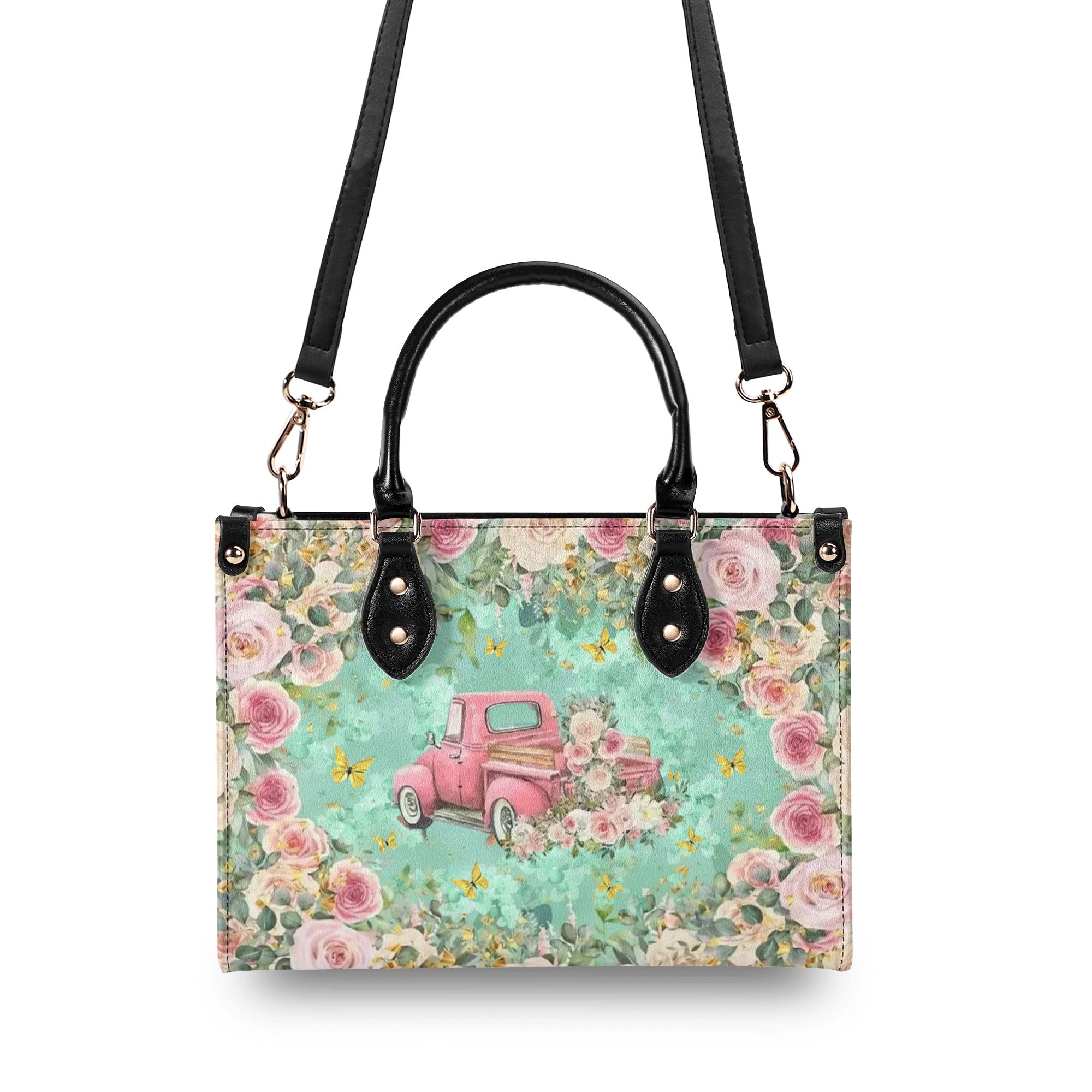 Jesus Take The Wheel Leather Handbag - Yhlt0811244