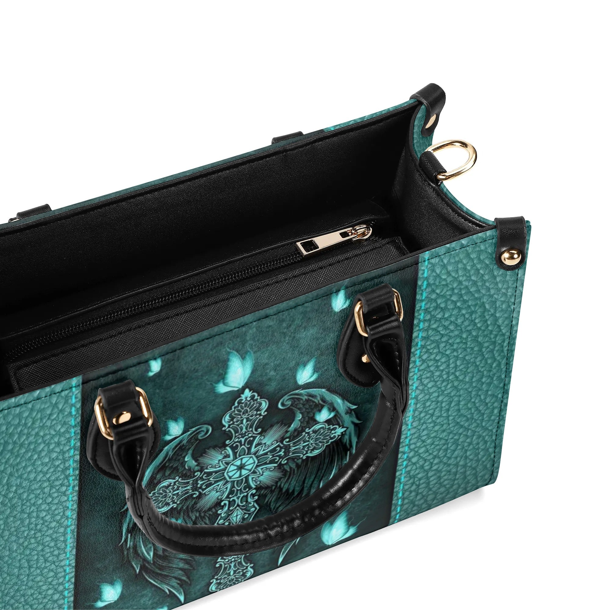 Cross Wings Leather Handbag - Tlnt2706243