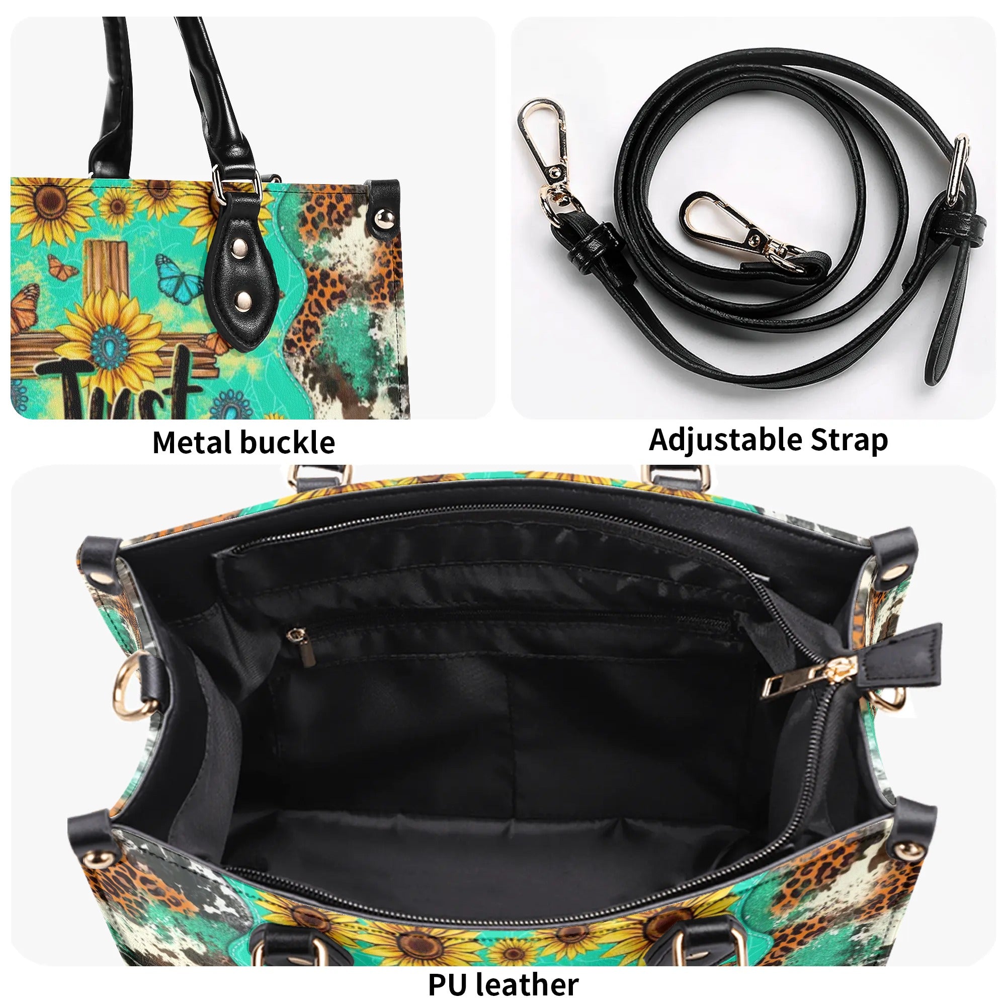 Just Pray Leather Handbag - Tltw2607244