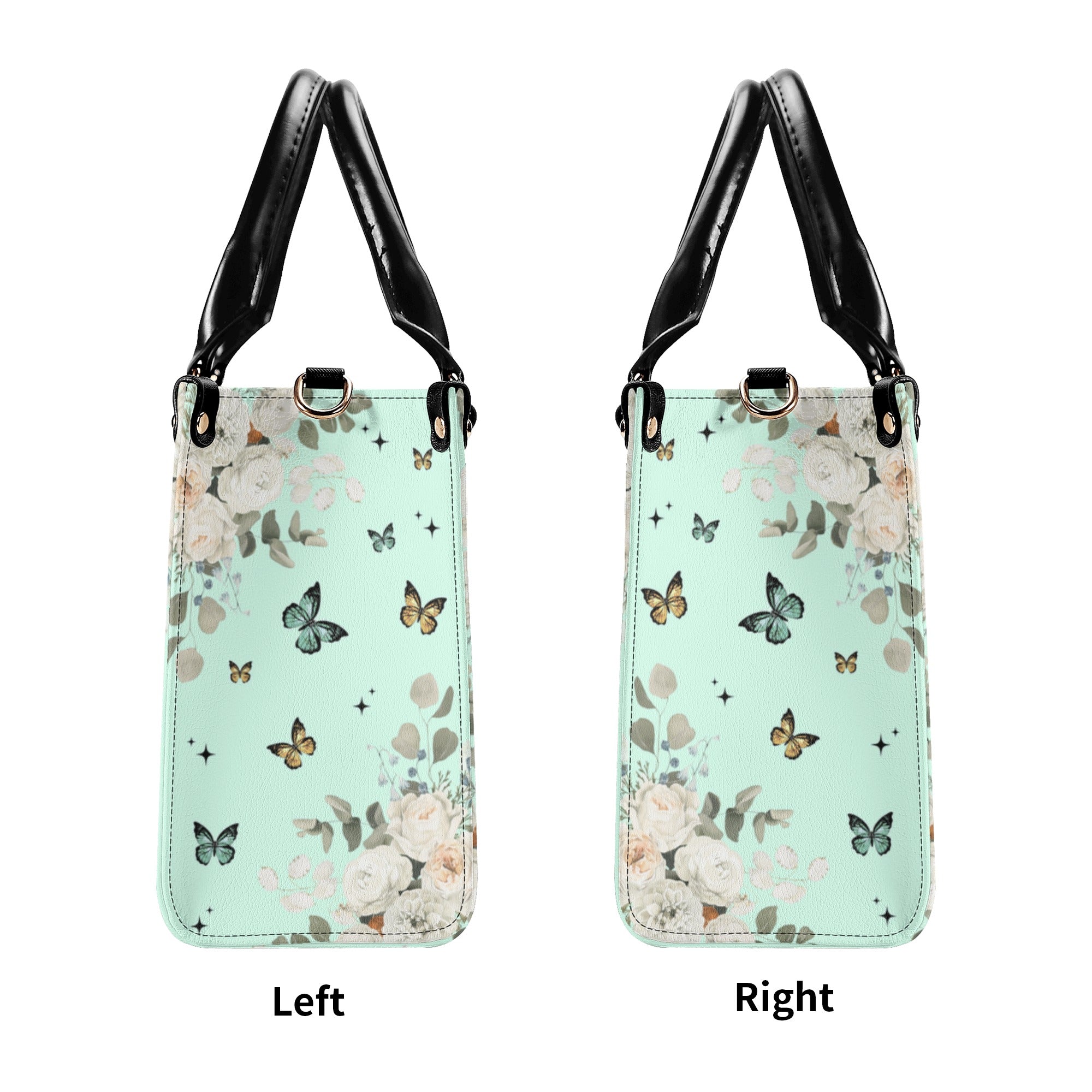 I Believe In God Butterfly Leather Handbag  - Tltr2712244