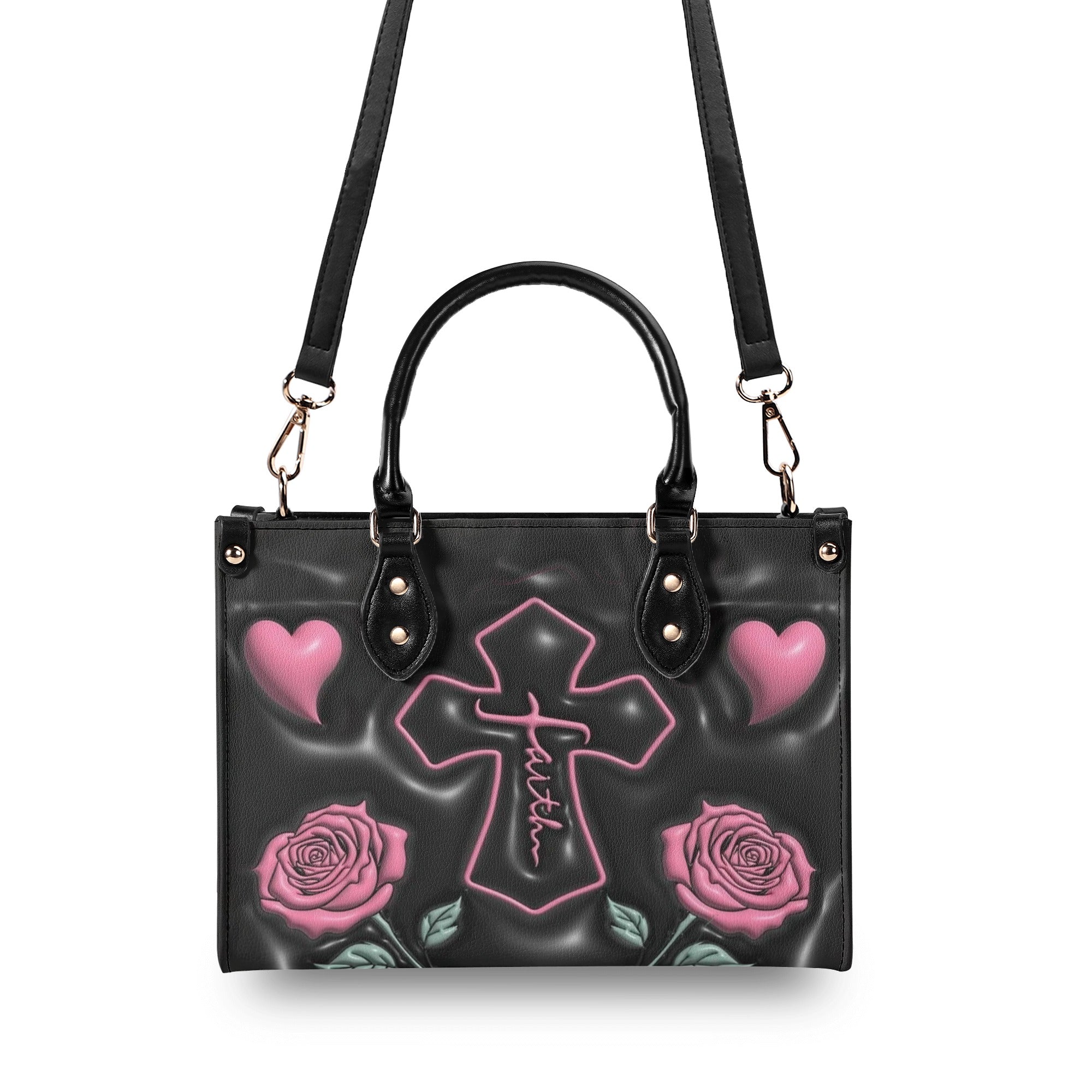 Faith Rose Leather Handbag - Yhlt2711244