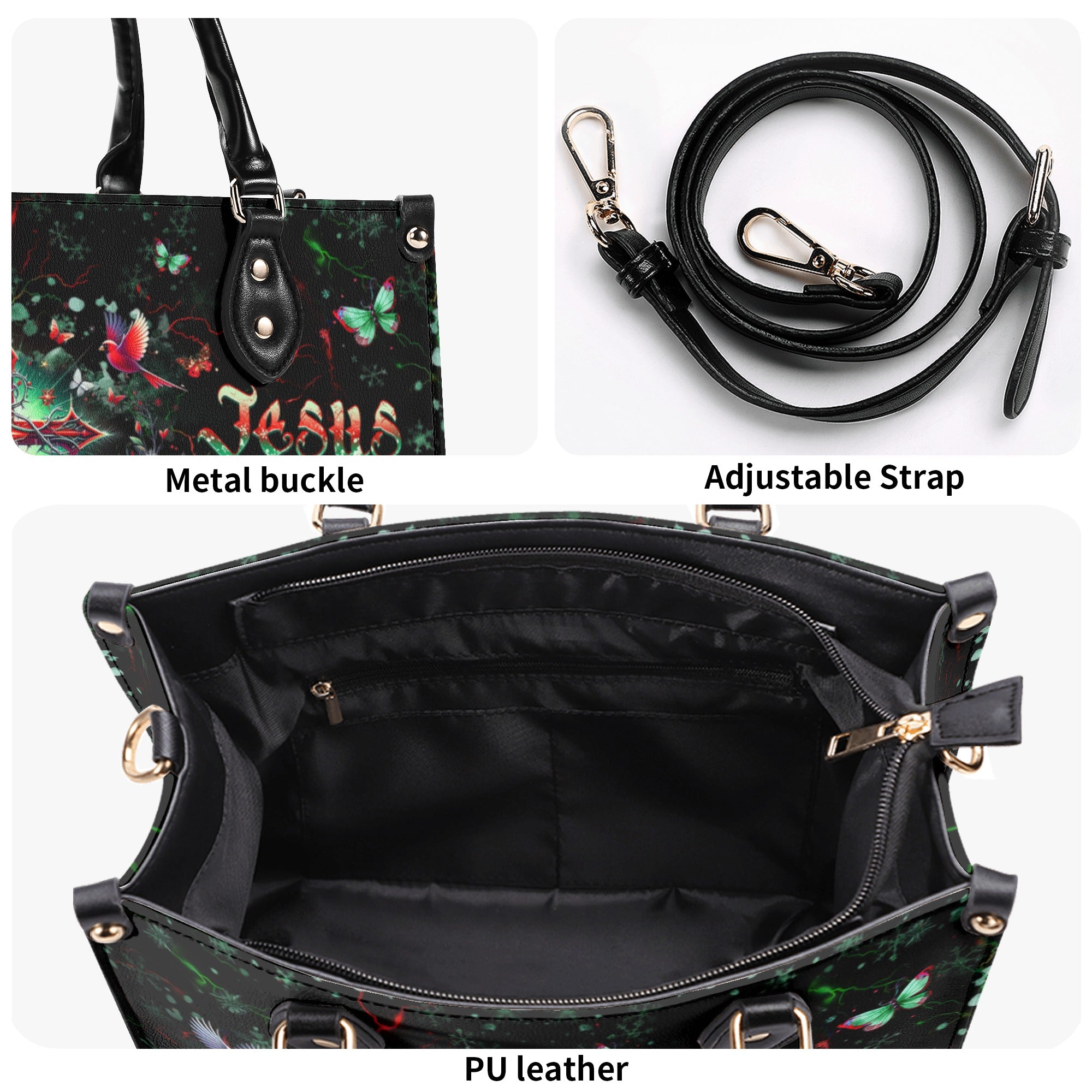 Jesus The Reason Cardinal Christmas Leather Handbag - Yhhg0511244