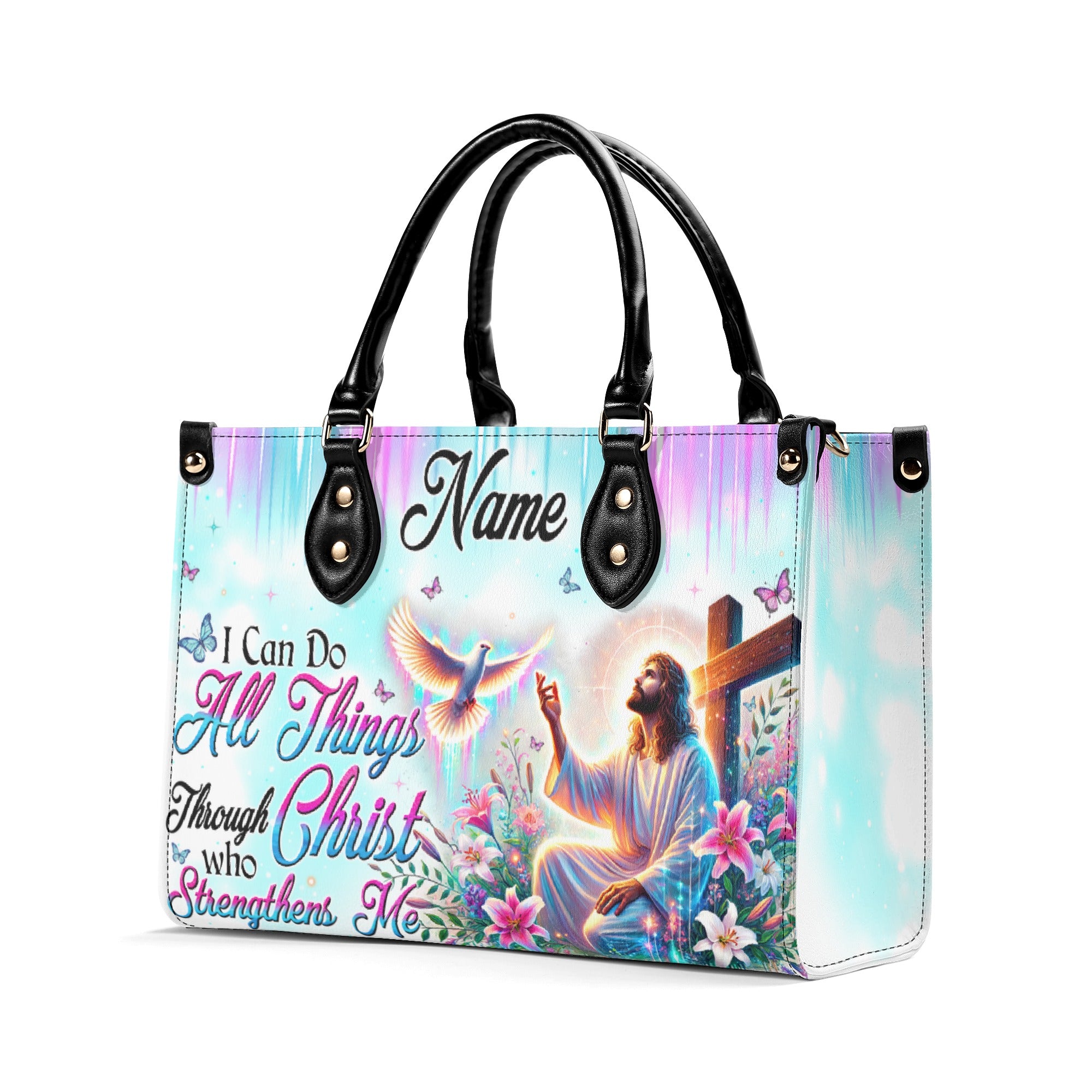 I Can Do All Things Leather Handbag - Tytm1703253