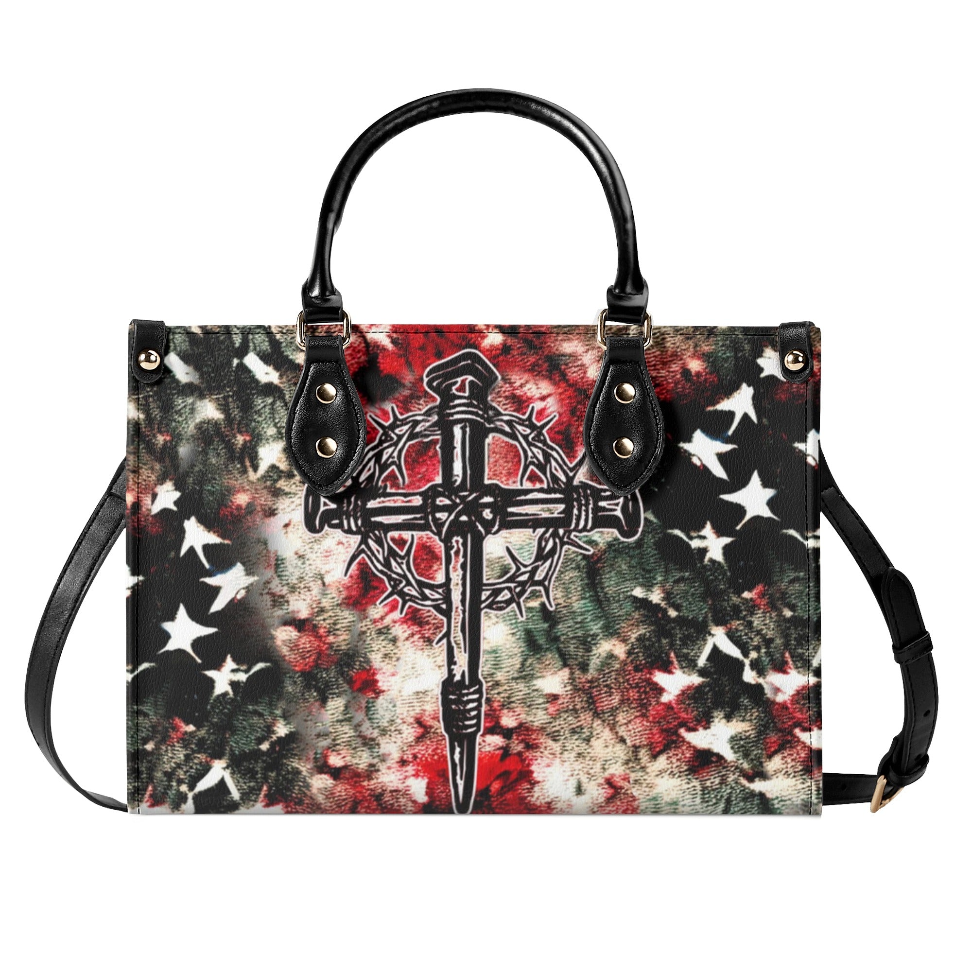 Cross Faith Leather Handbag - Yhhn0512244
