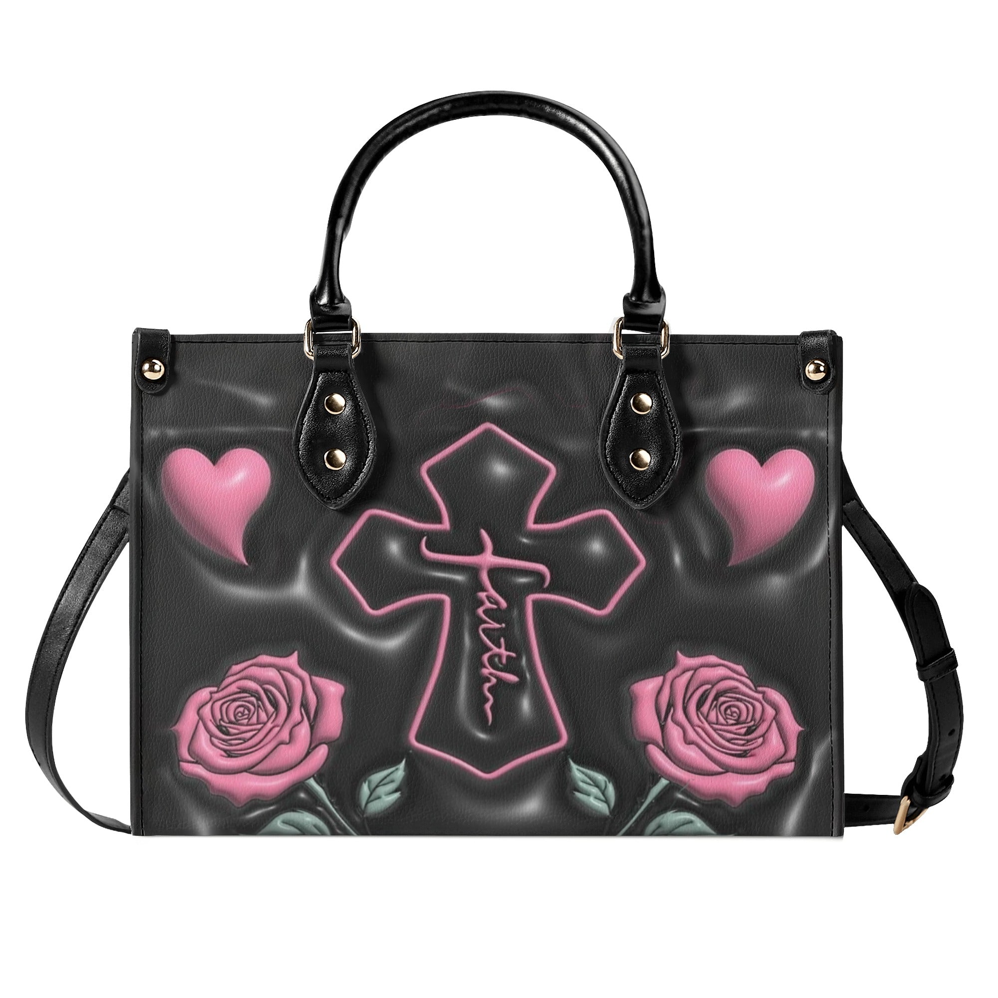 Faith Rose Leather Handbag - Yhlt2711244