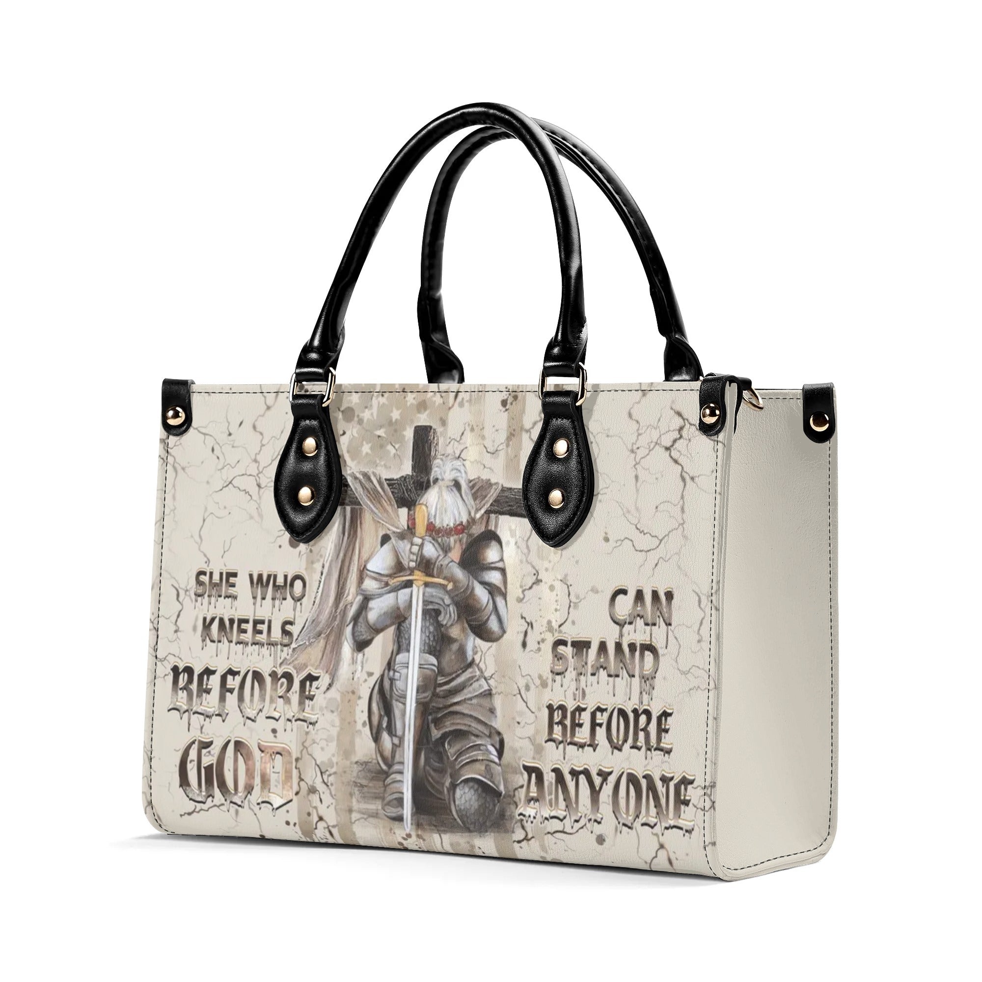 She Who Kneels Before God Leather Handbag - Yhhg0110244