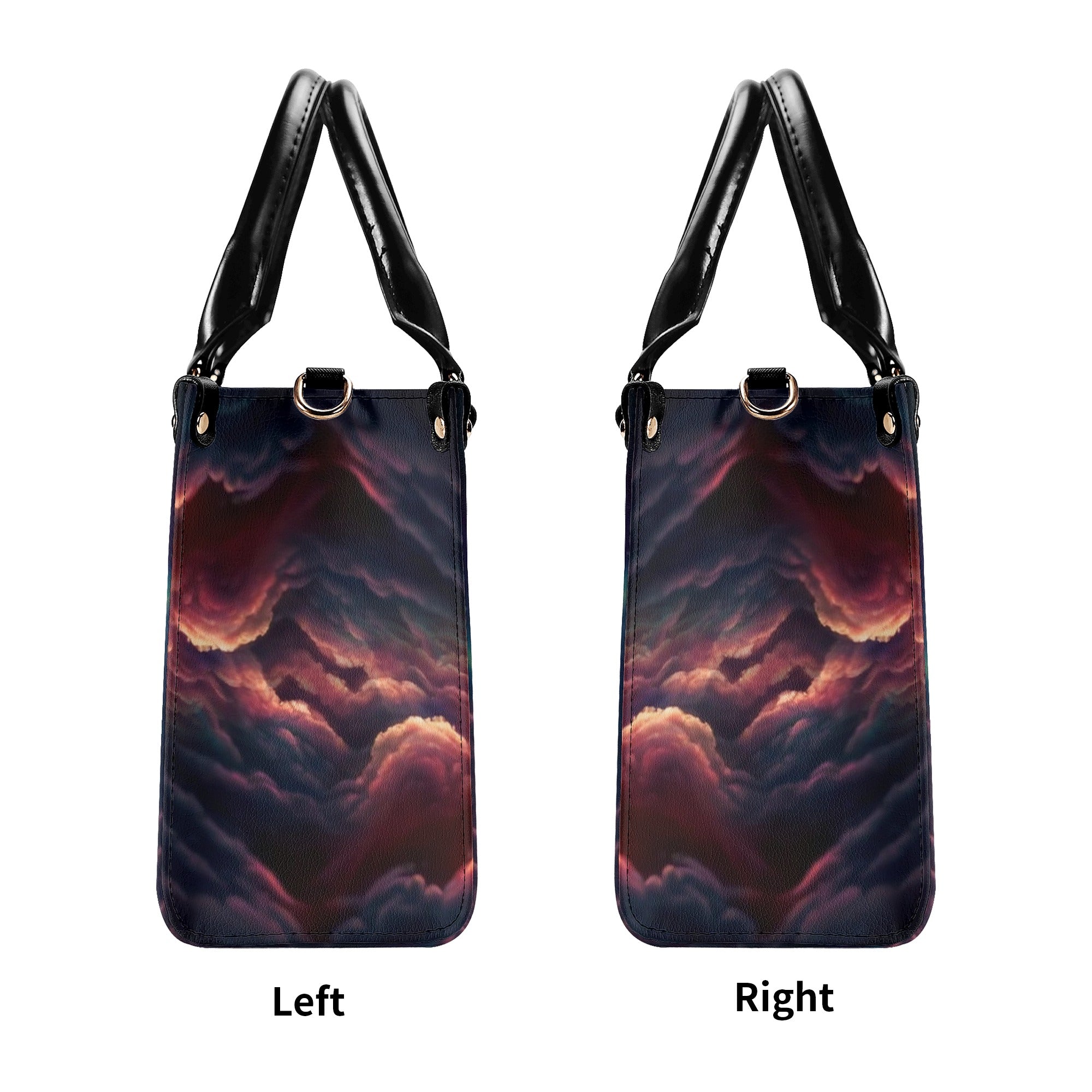 Psychedelic Cross Leather Handbag - Yhhg2811245