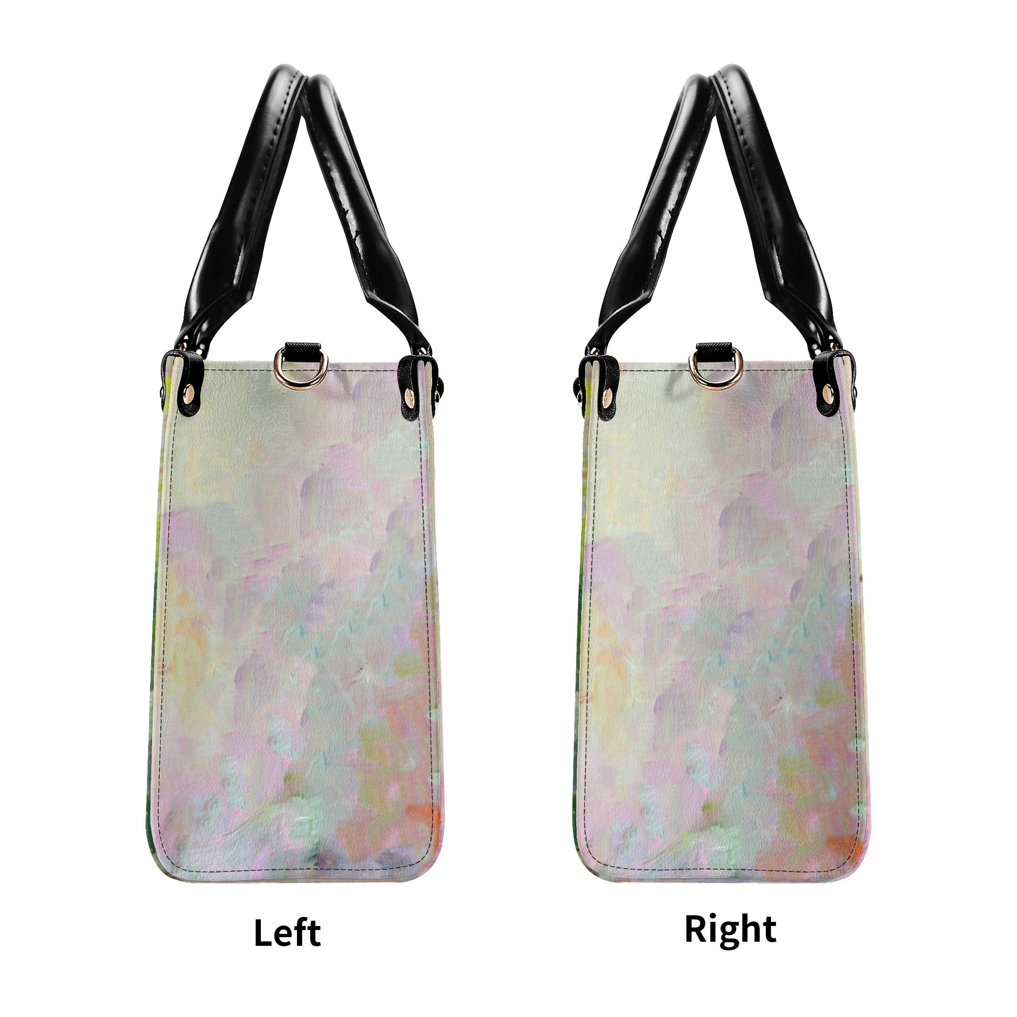 Painting Hummingbird Leather Handbag - Yhhn2111244
