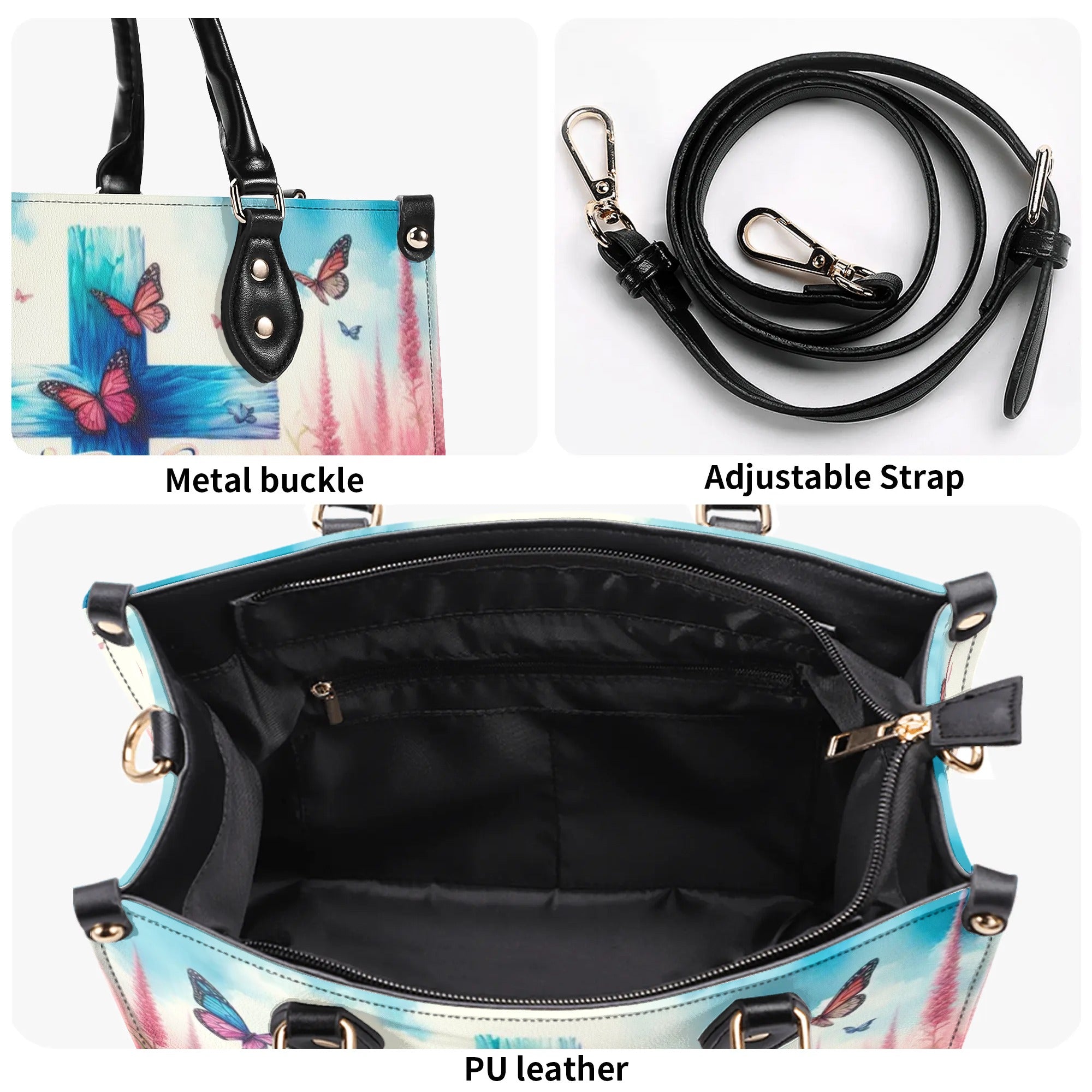 Faith Not Fear Leather Handbag - Yhkd2905241