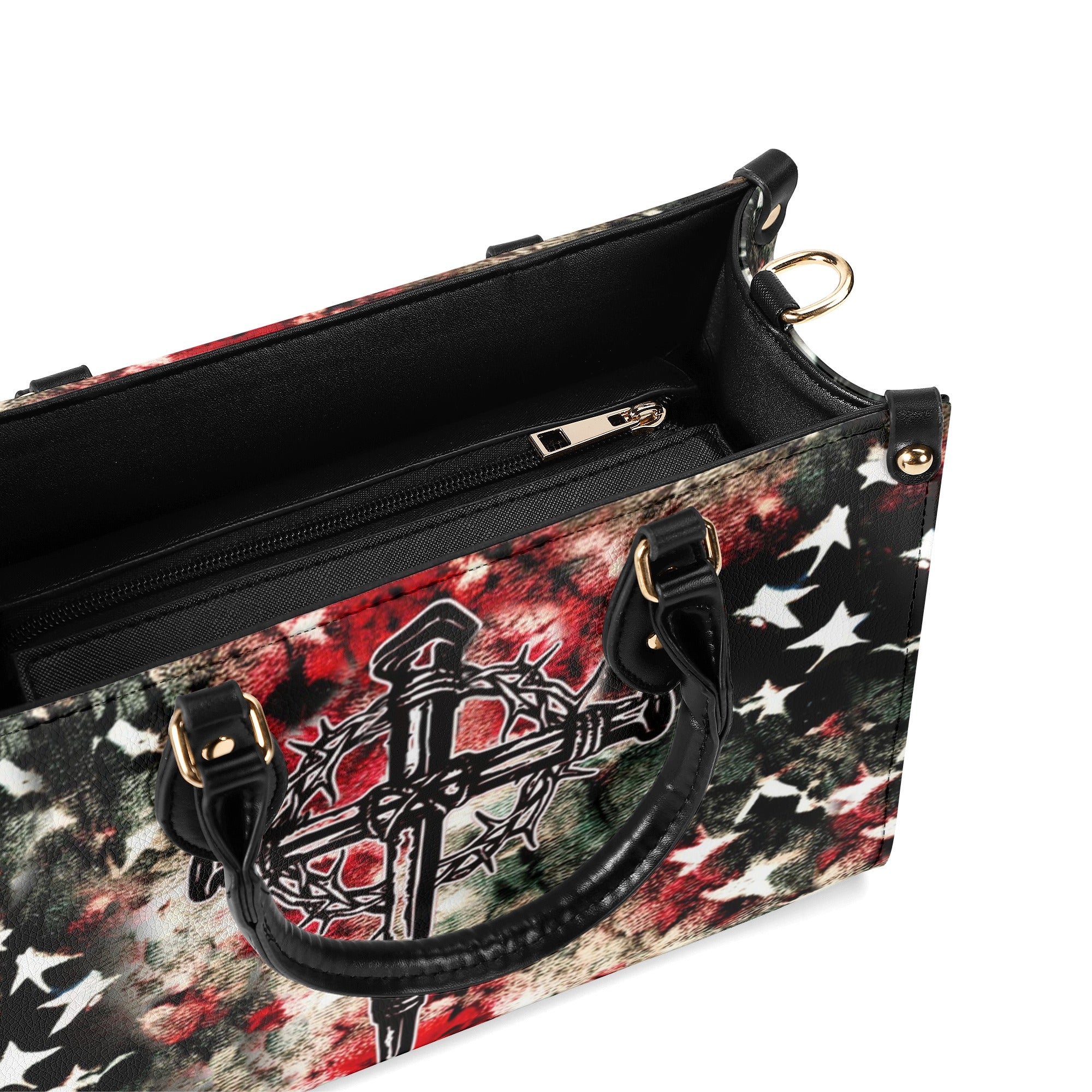 Cross Faith Leather Handbag - Yhhn0512244