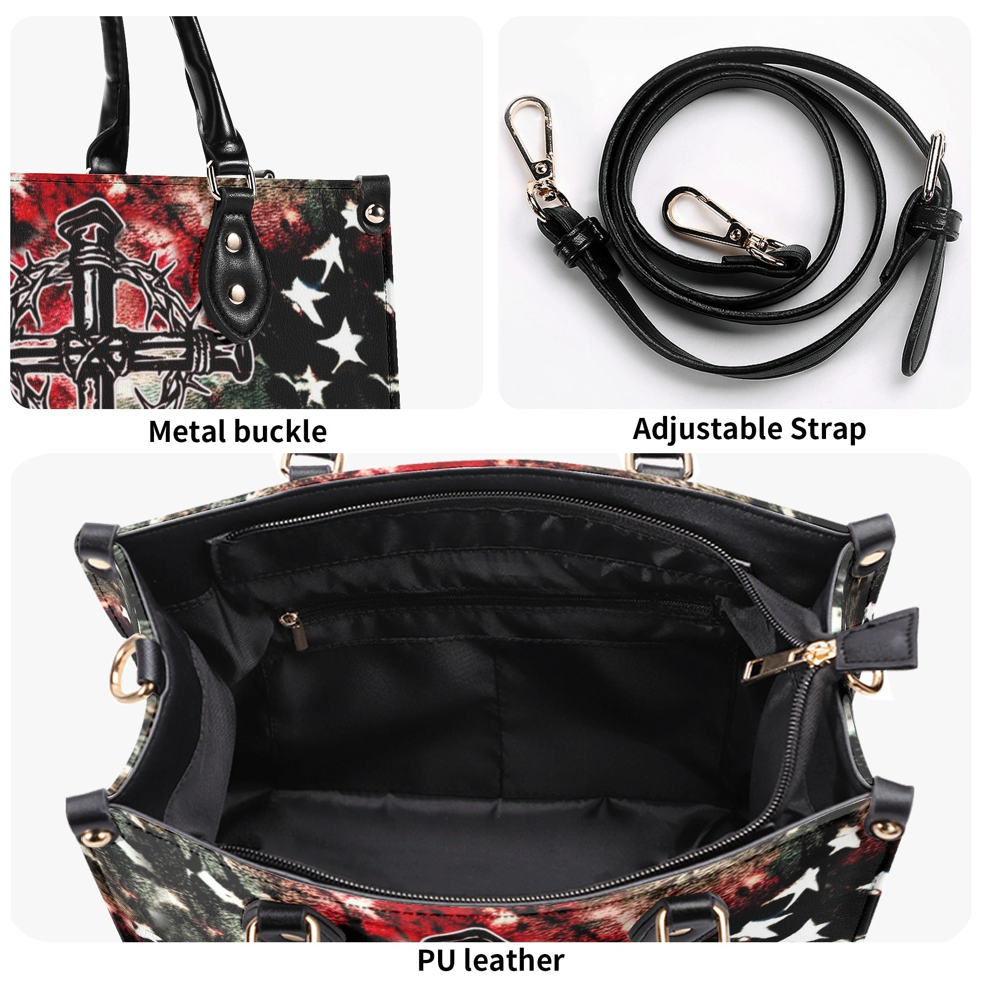Cross Faith Leather Handbag - Yhhn0512244