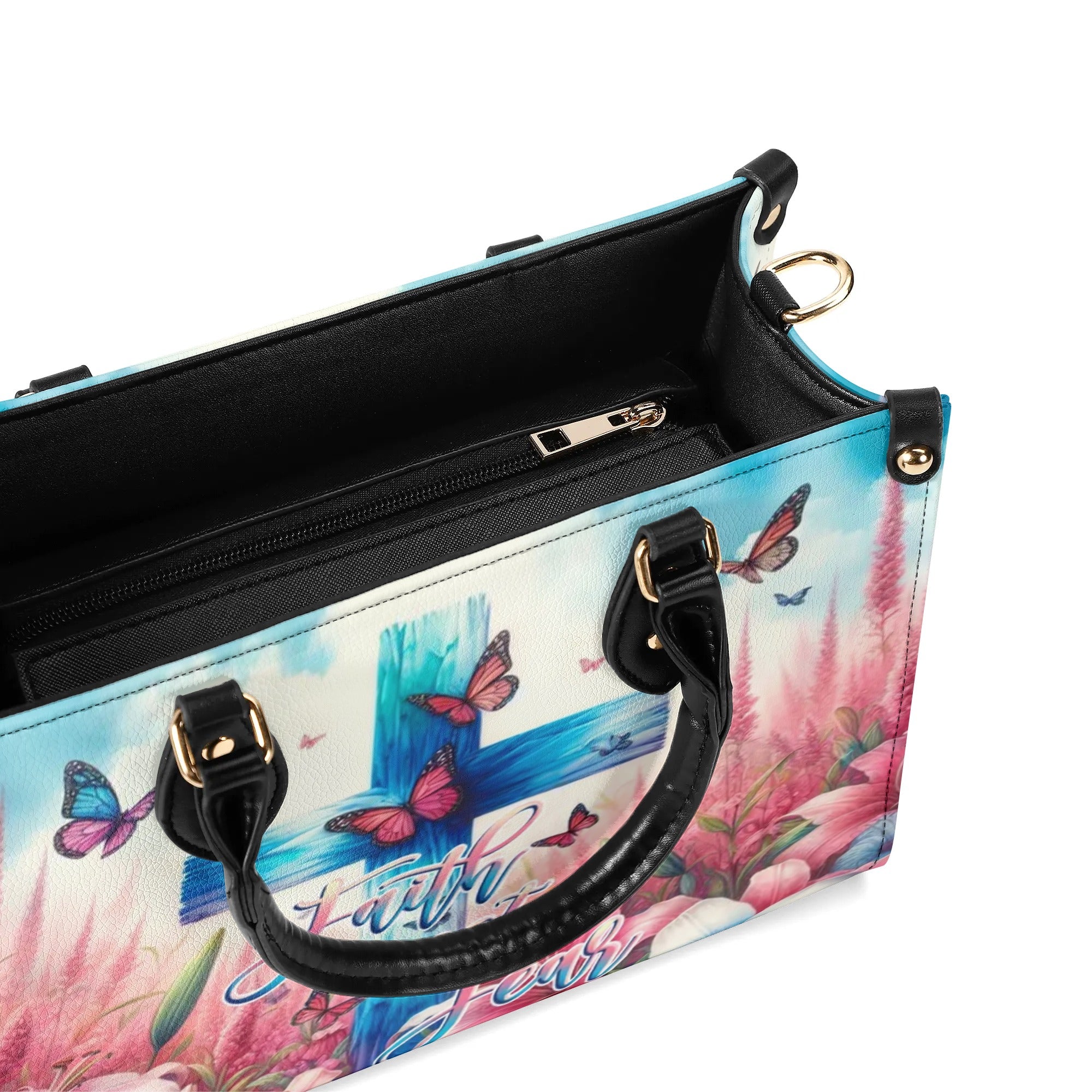 Faith Not Fear Leather Handbag - Yhkd2905241