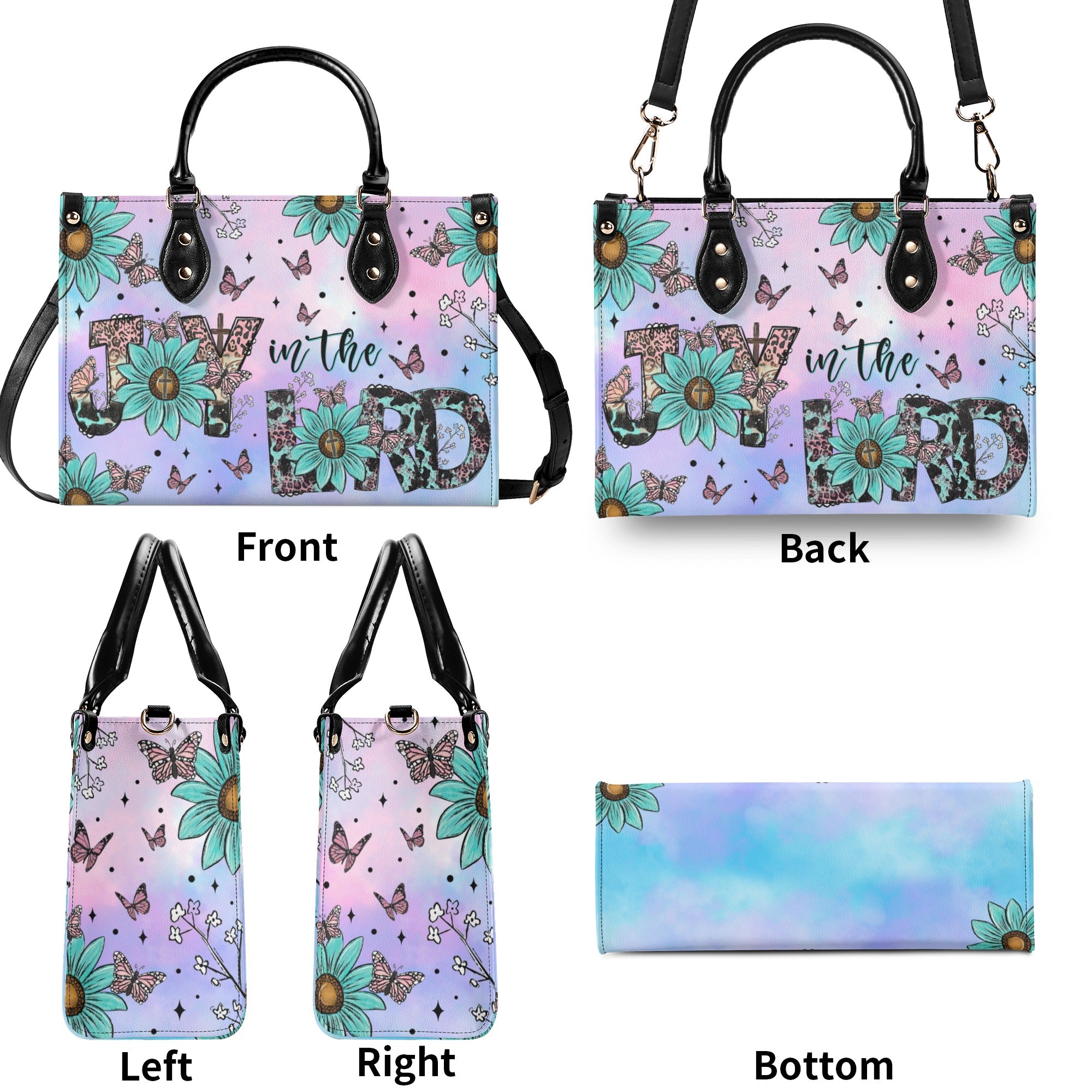 Joy In The Lord  Leather Handbag -  Tlnz1210245