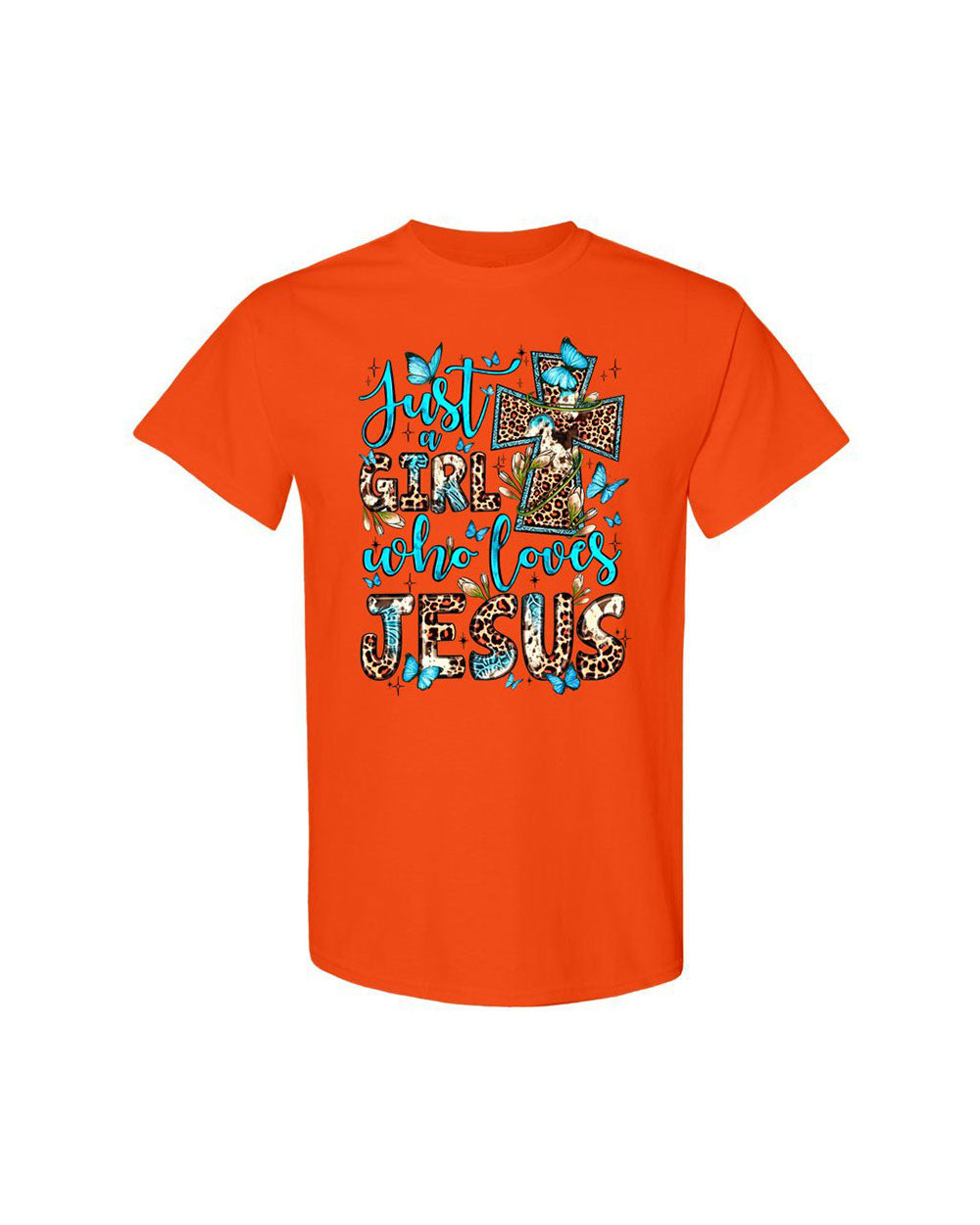 Just A Girl Who Loves Jesus Cotton Shirt - Ty0707231