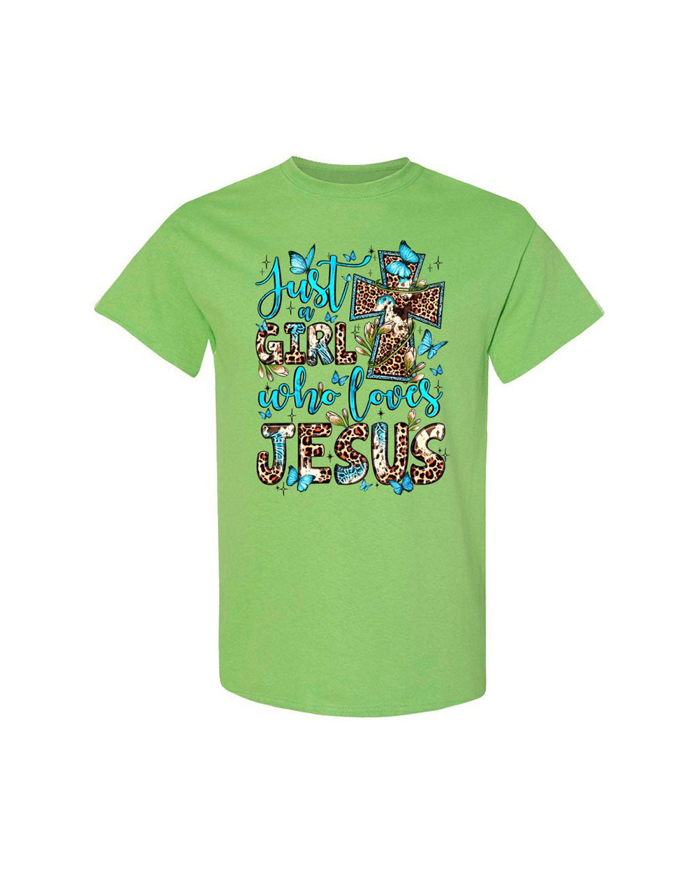 Just A Girl Who Loves Jesus Cotton Shirt - Ty0707231