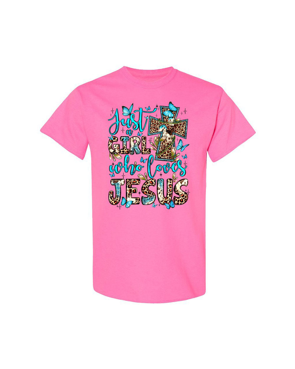Just A Girl Who Loves Jesus Cotton Shirt - Ty0707231