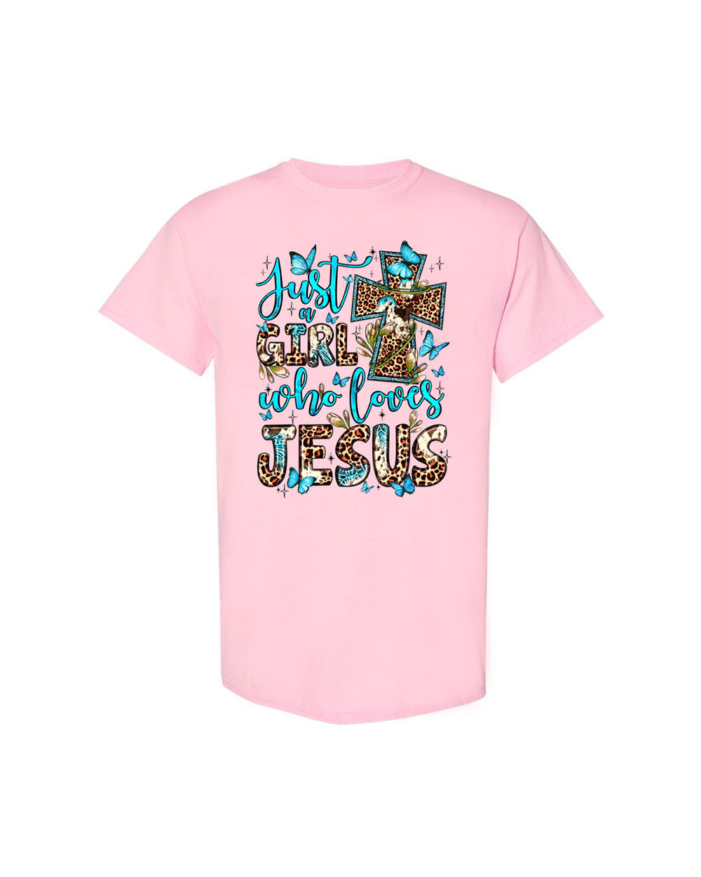 Just A Girl Who Loves Jesus Cotton Shirt - Ty0707231