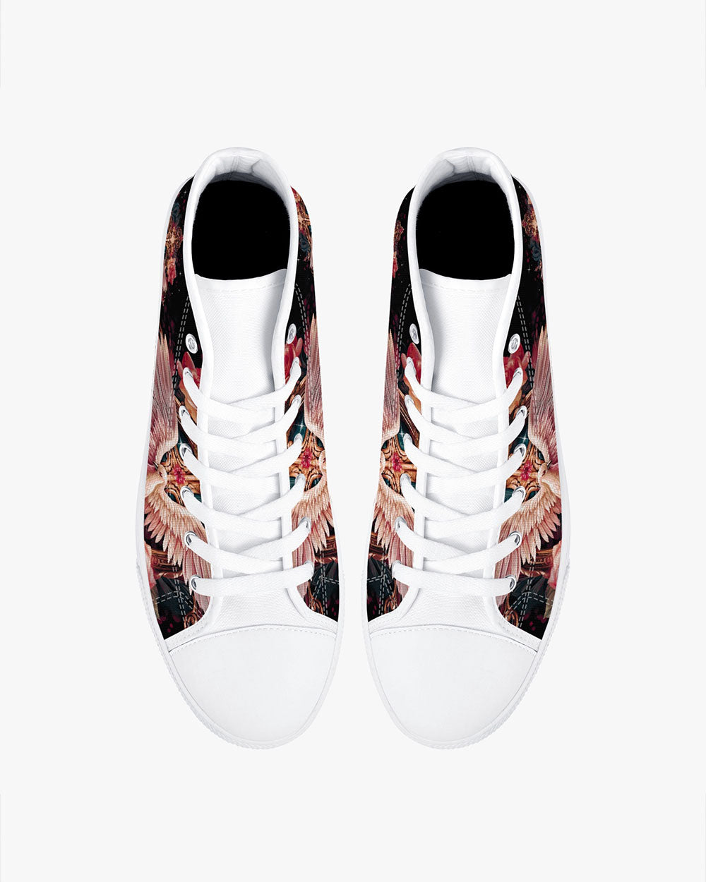 Walk By Faith Not By Sight High Top Canvas Shoes - Ty0207232