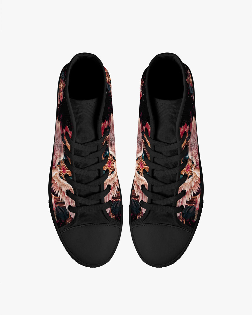 Walk By Faith Not By Sight High Top Canvas Shoes - Ty0207232