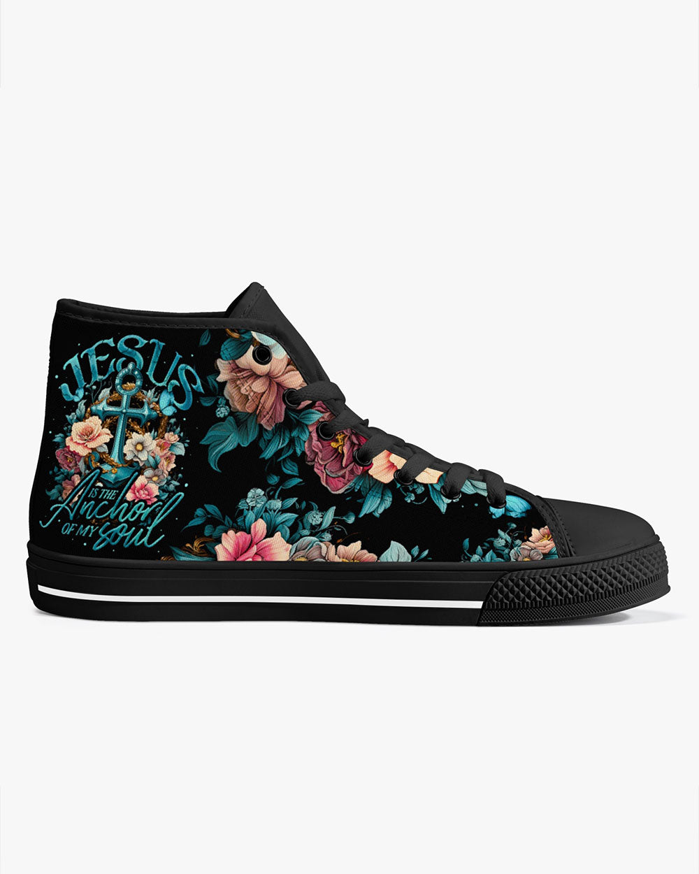 Jesus Is The Anchor Of My Soul High Top Canvas Shoes - Ty3006234