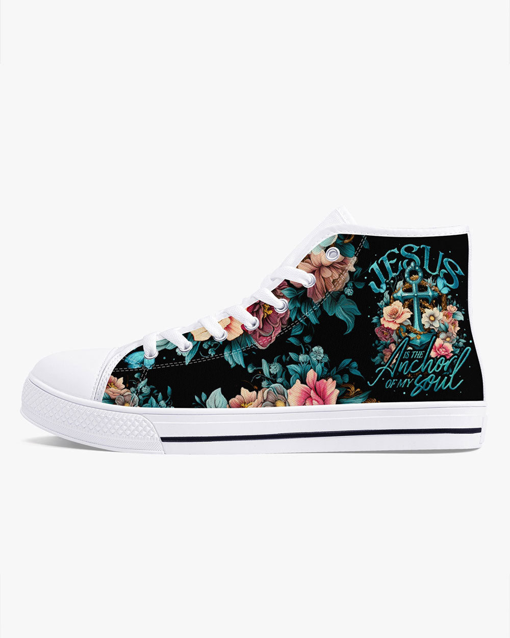 Jesus Is The Anchor Of My Soul High Top Canvas Shoes - Ty3006234