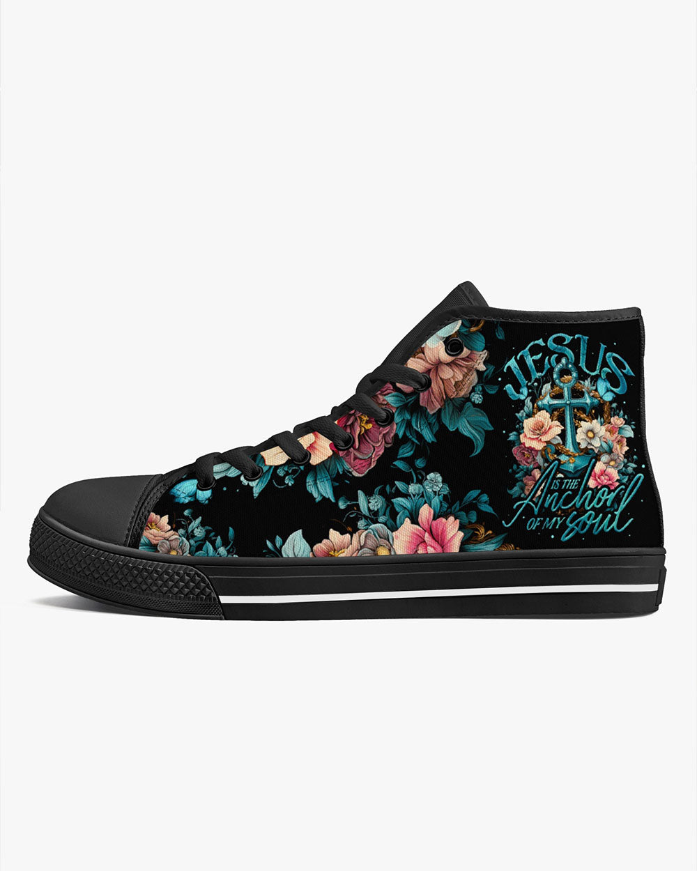 Jesus Is The Anchor Of My Soul High Top Canvas Shoes - Ty3006234