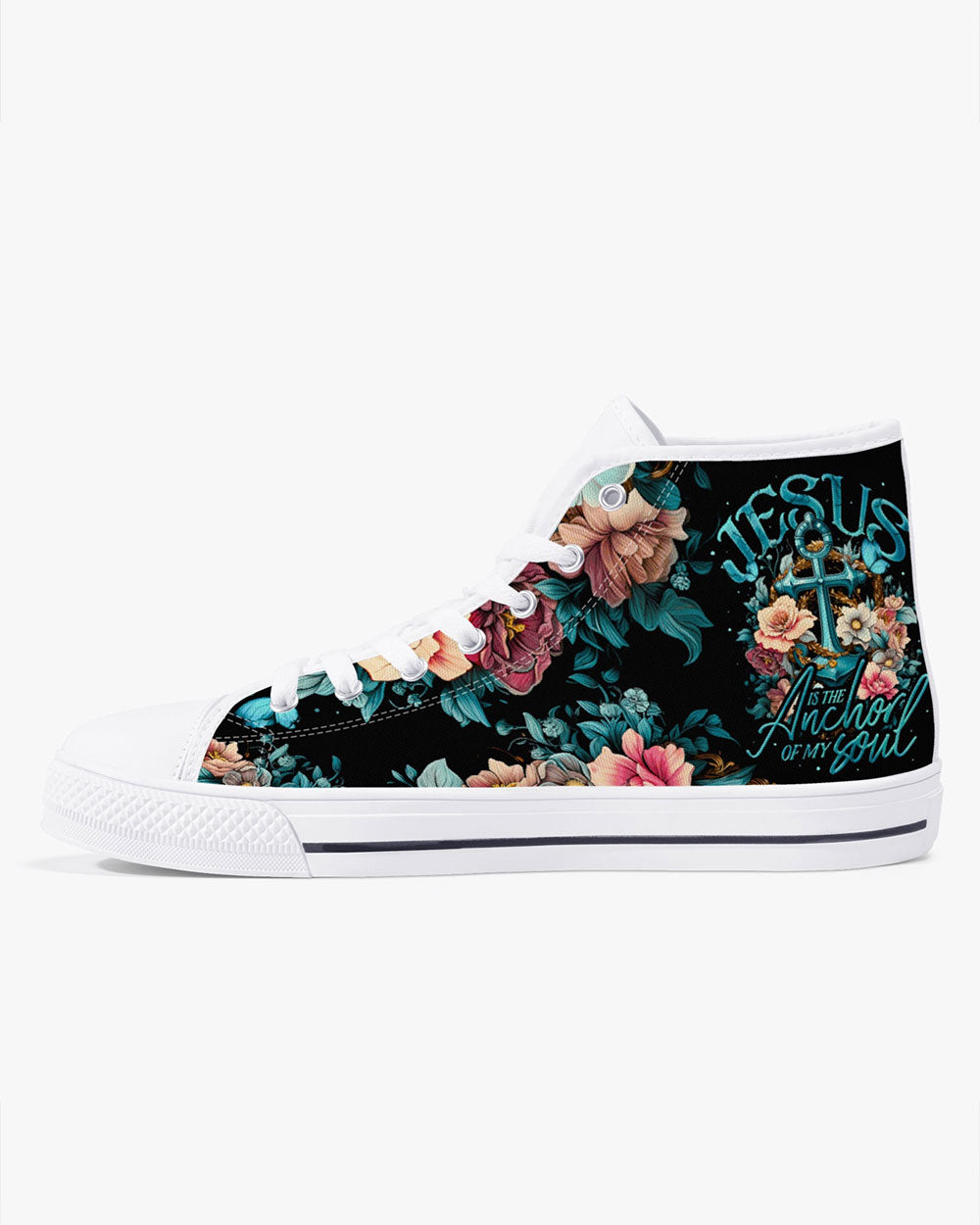 Jesus Is The Anchor Of My Soul High Top Canvas Shoes - Ty3006234
