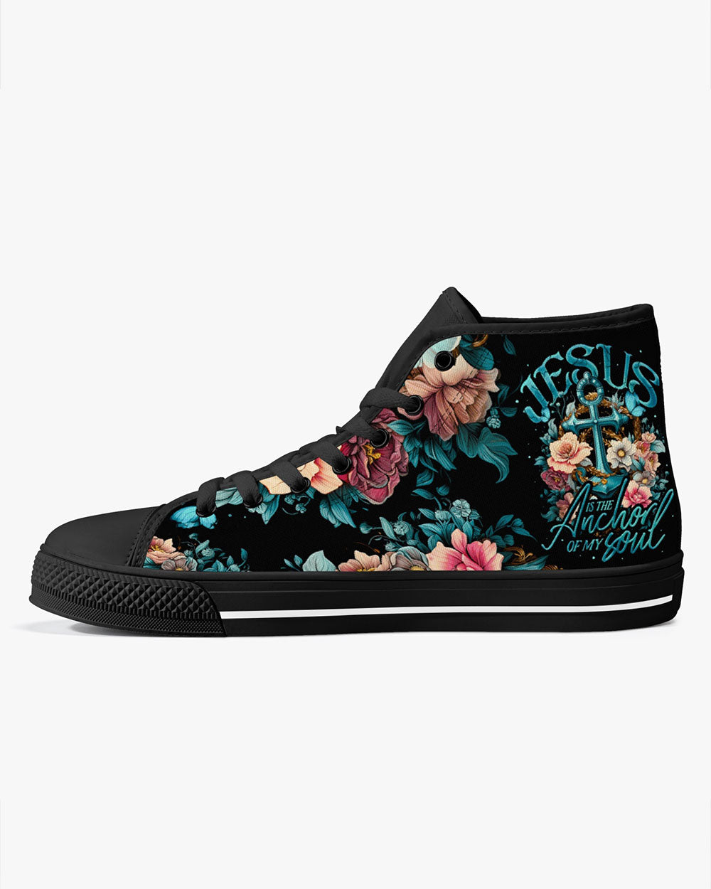 Jesus Is The Anchor Of My Soul High Top Canvas Shoes - Ty3006234