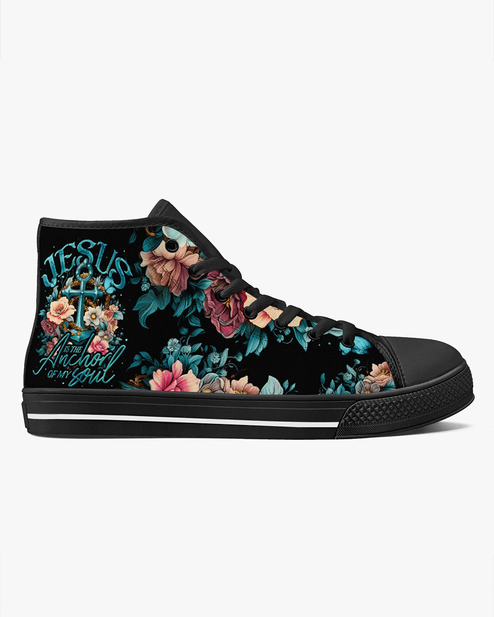 Jesus Is The Anchor Of My Soul High Top Canvas Shoes - Ty3006234