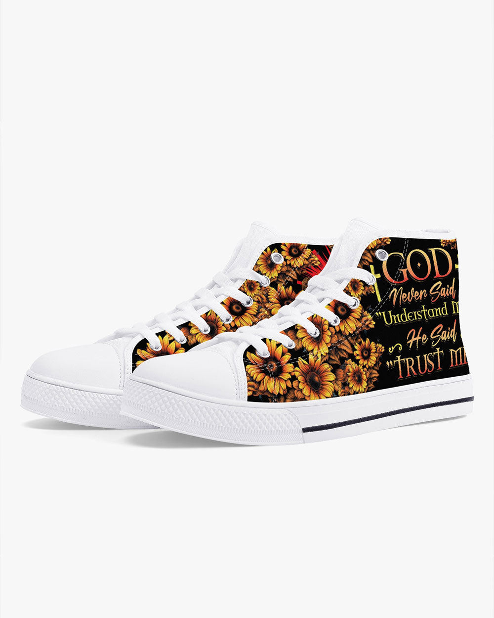 God Never Said Understand Me High Top Canvas Shoes - Tytd2806232