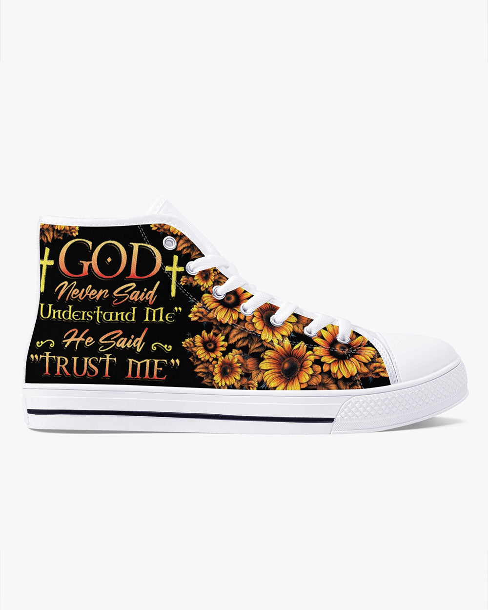 God Never Said Understand Me High Top Canvas Shoes - Tytd2806232