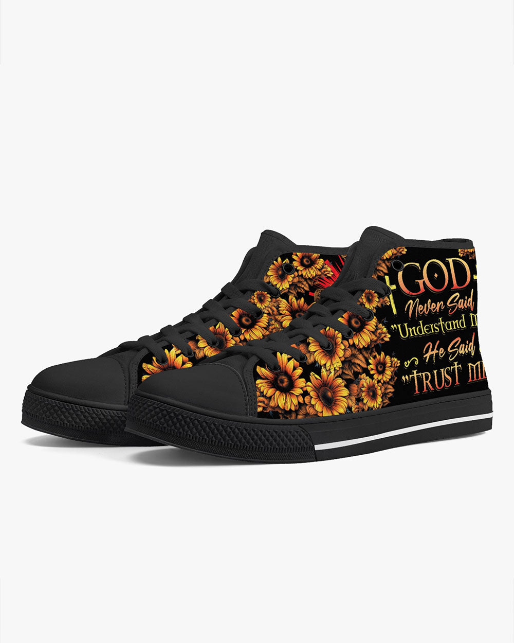 God Never Said Understand Me High Top Canvas Shoes - Tytd2806232