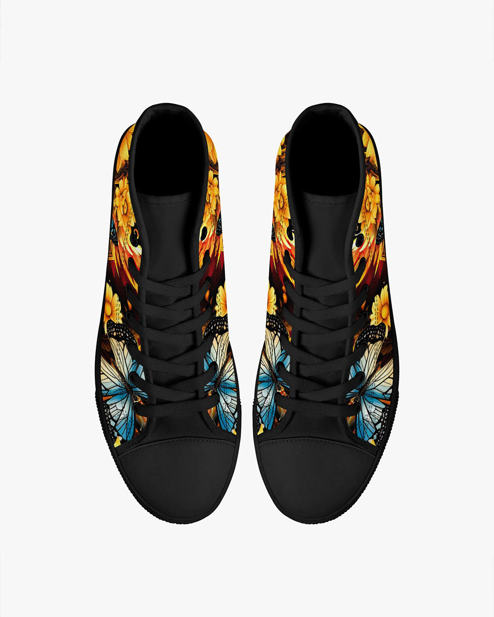 Faith Doesn't Make Things Easy High Top Canvas Shoes - Tytm2706231