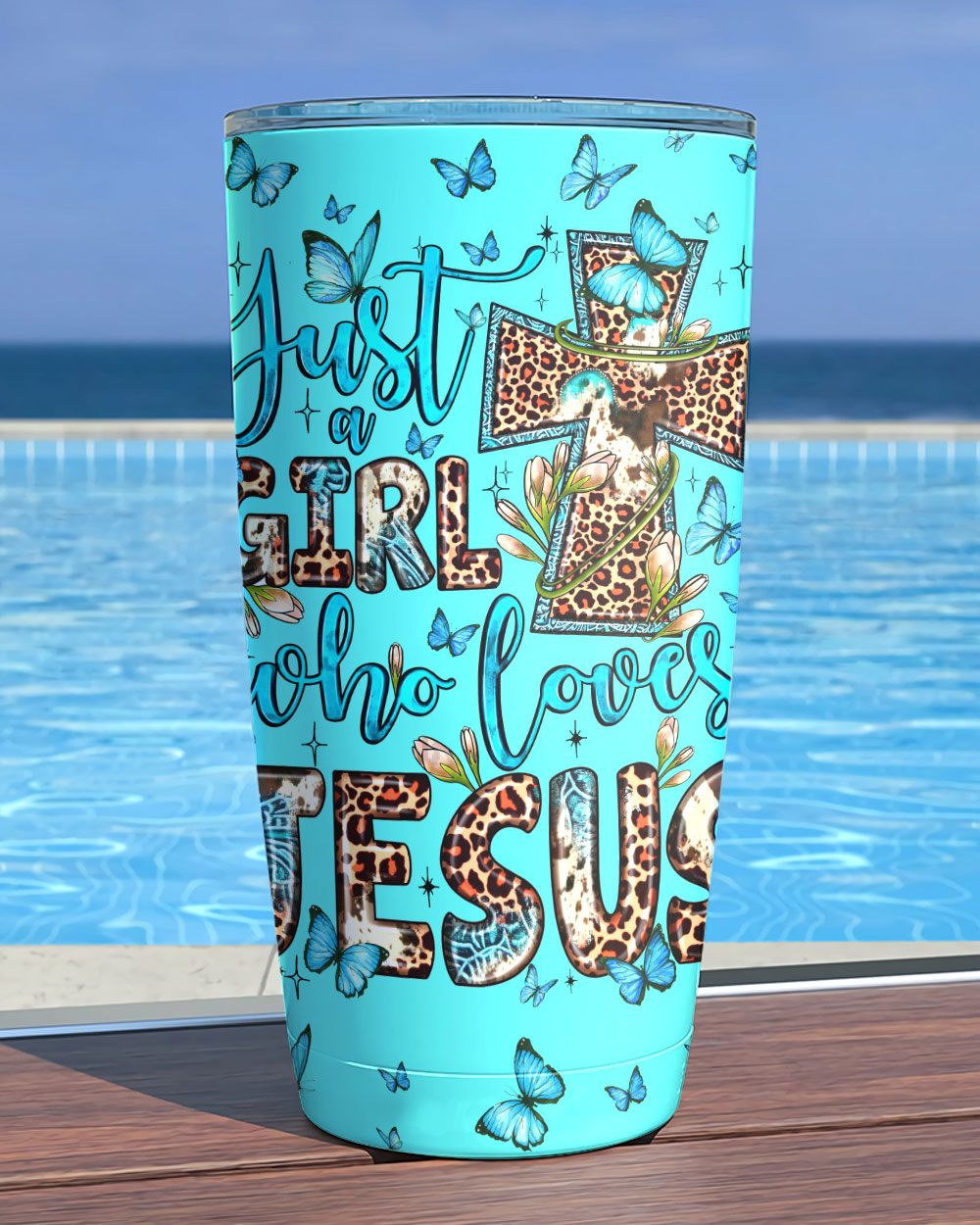 Just A Girl Who Loves Jesus Tumbler - Ty0707232