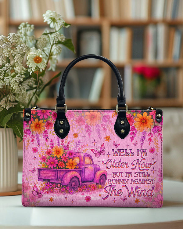 Running Against The Wind Truck Leather Handbag - Tlno0608253