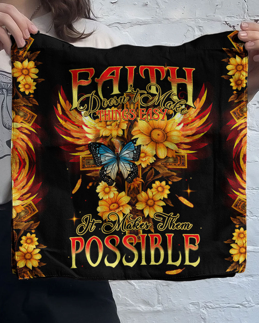 Faith Doesn't Make Things Easy Tote Bag - Tytm2706231