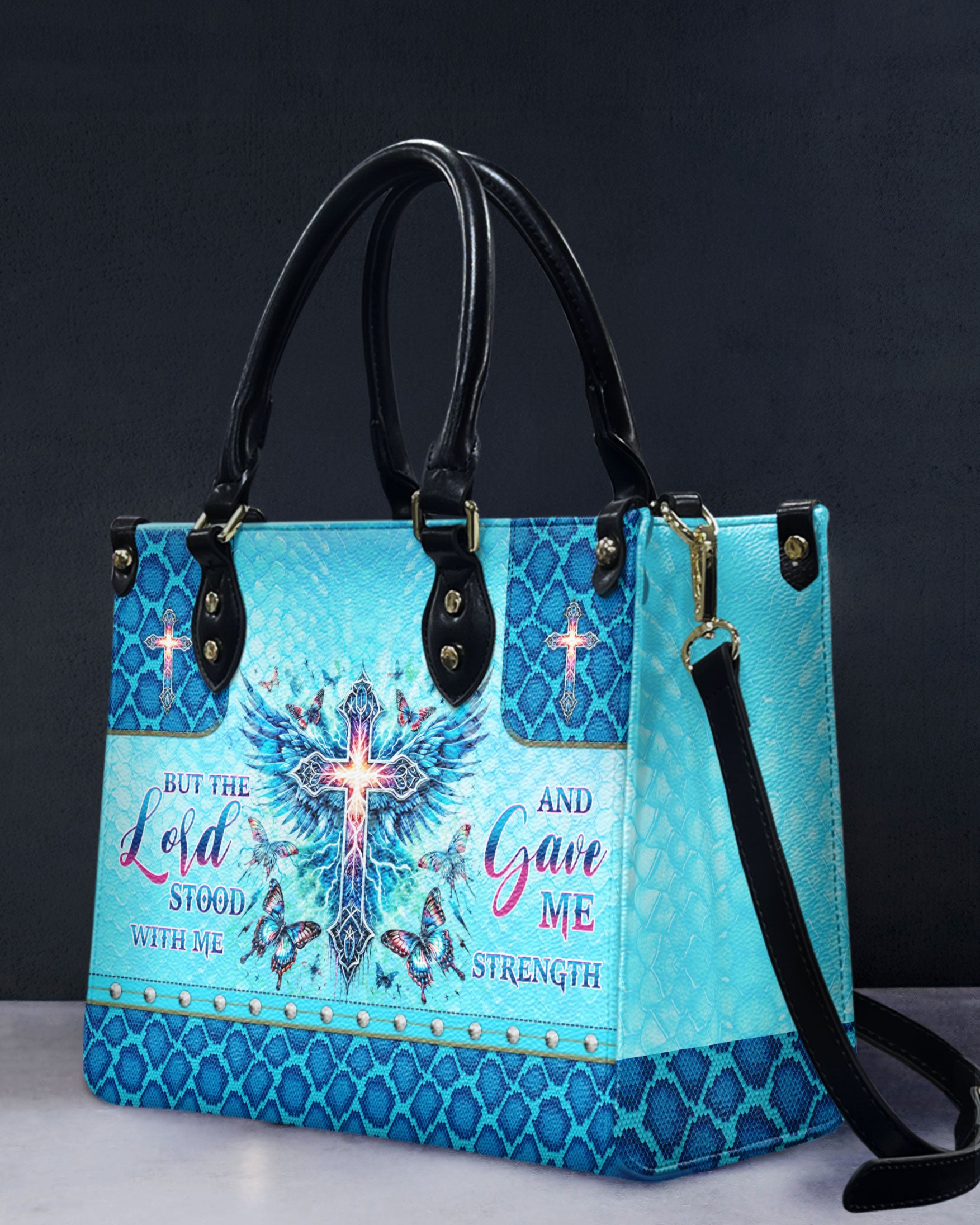 Lord Stood With Me Leather Handbag - Yhdu2503242