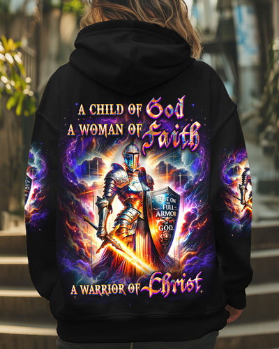 A Child Of God A Woman Of Faith Women's All Over Print Shirt - Yhdu0503252