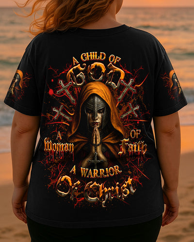 A Child Of God A Woman Of Faith Women's All Over Print Shirt - Yhdu2506251