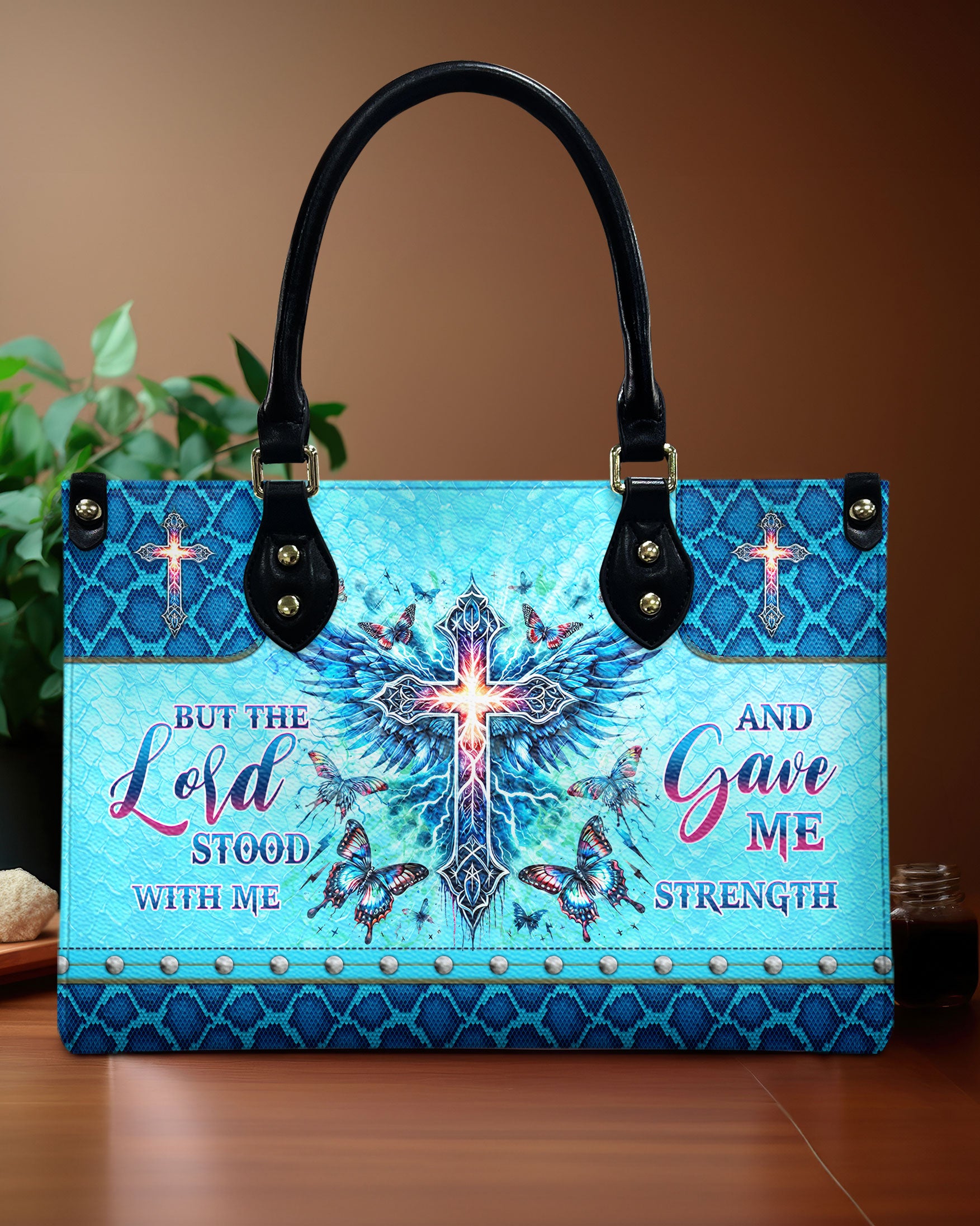 Lord Stood With Me Leather Handbag - Yhdu2503242