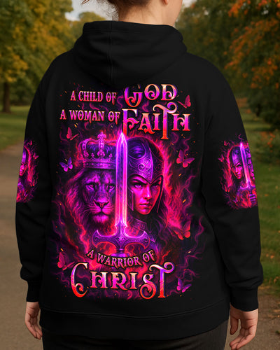 A Child Of God A Woman Of Faith Women's All Over Print Shirt - Yhdu1807253