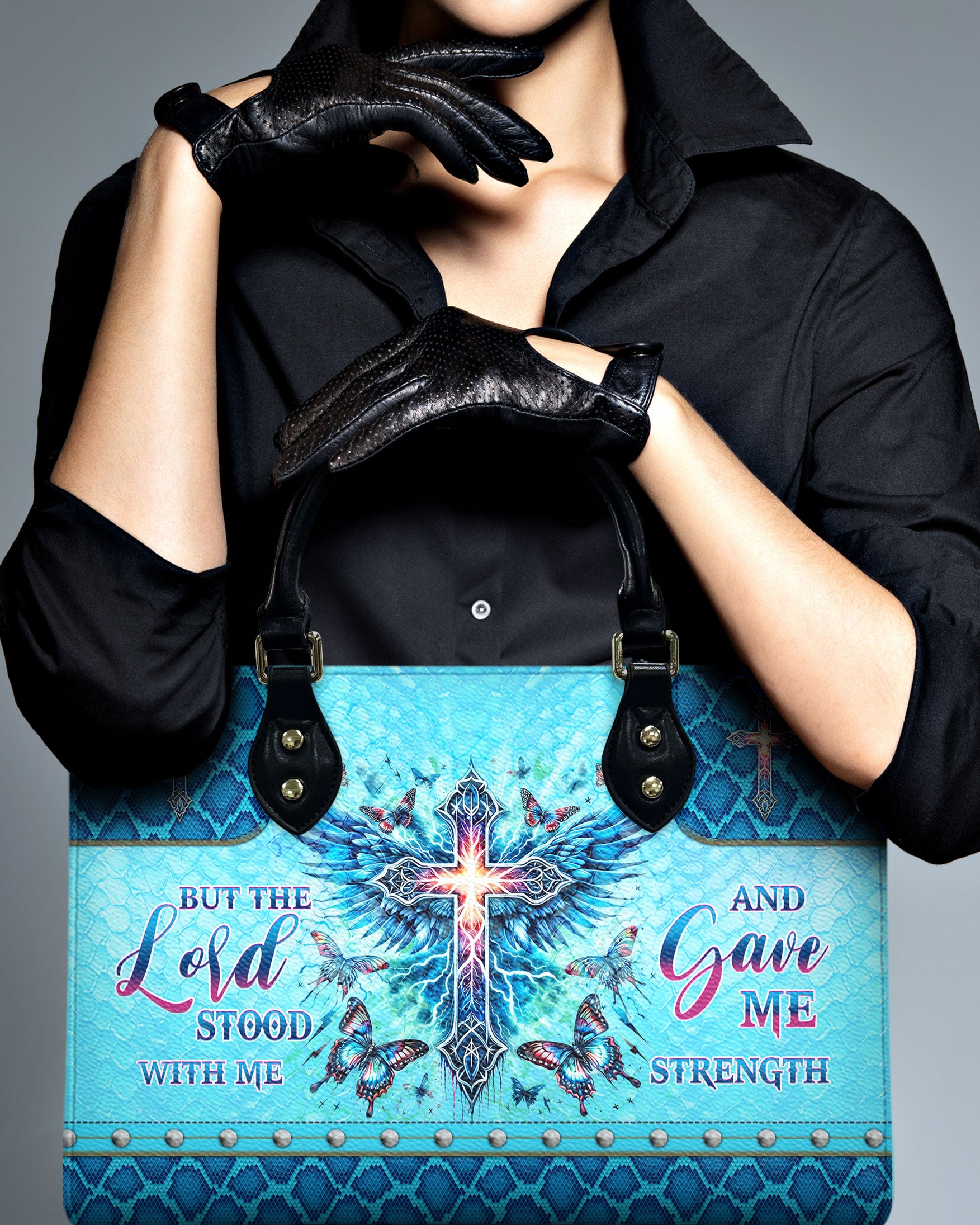 Lord Stood With Me Leather Handbag - Yhdu2503242